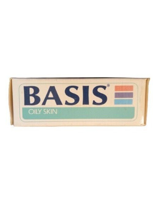 Basis Oily Skin Bar Soap 3 Oz For Deep Cleansing & Fresh Skin NEW Vintage 1994