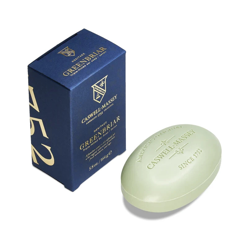 Caswell Massey – Heritage Greenbriar Bar Soap 5.8 oz (164 g) bar