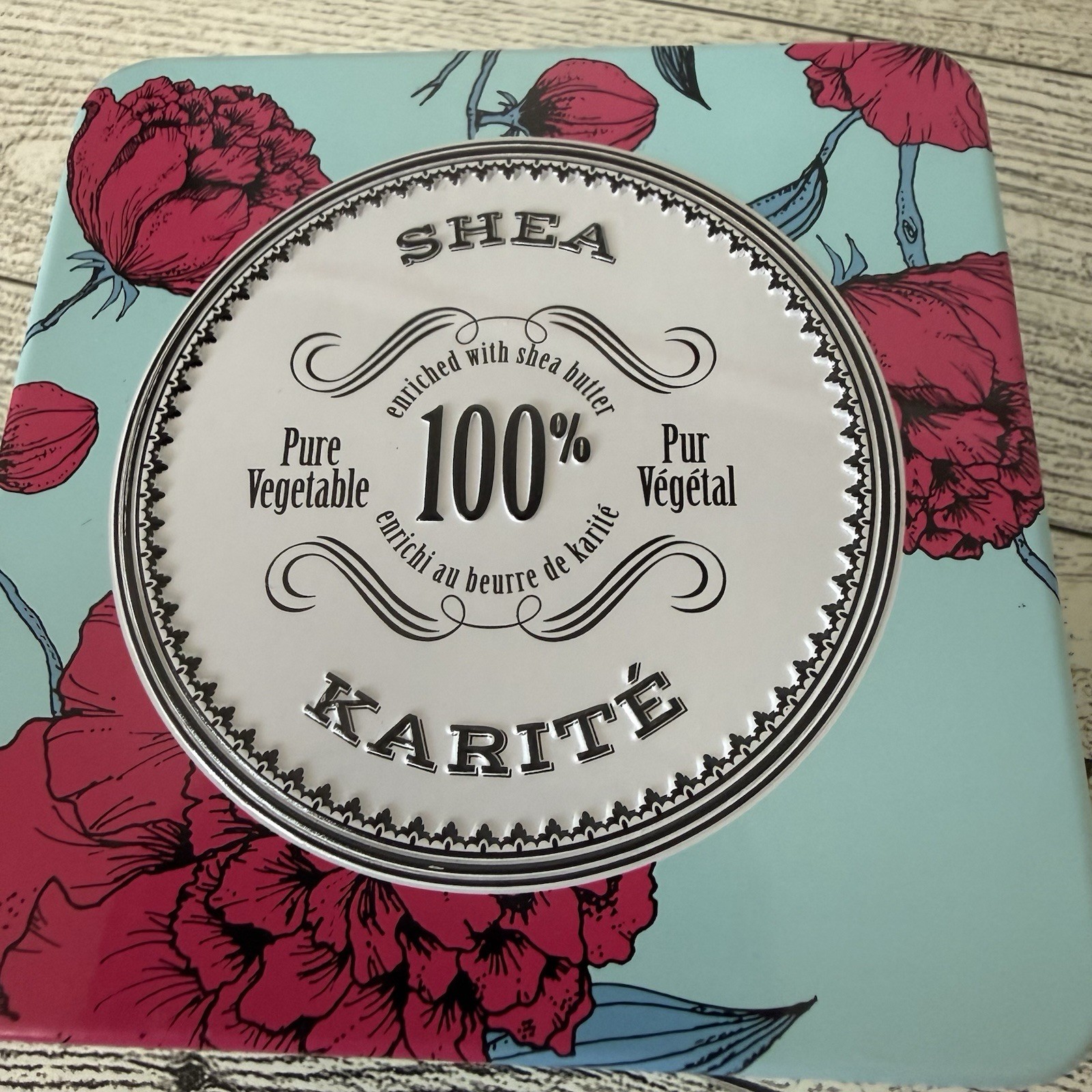 La Chatelaine Karite Soap Shea & Calendula from France Sealed 3.2 oz Bar In Tin
