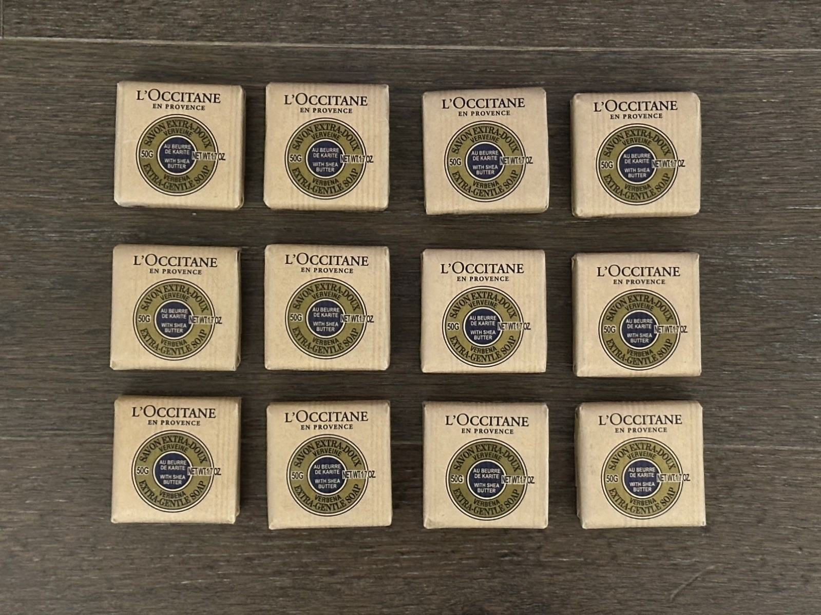 L’Occitane Extra Gentle Verbena Soap Bars 1.7oz / 50g – Set of 12