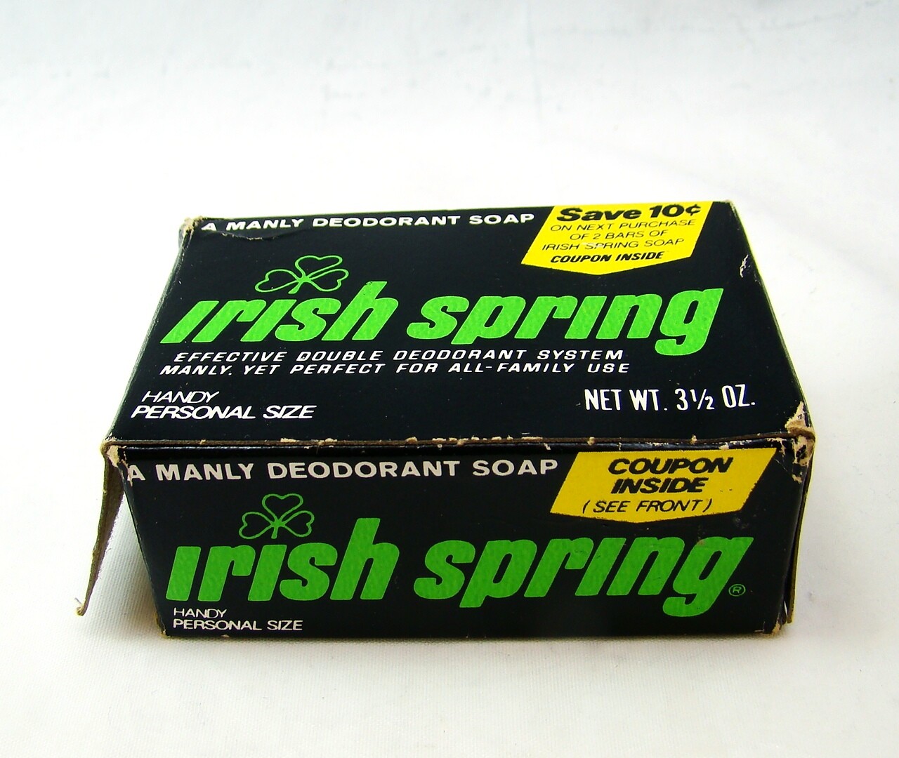 Colgate Palmolive IRISH SPRING A Manly Deodorant Soap 3 1/2 oz New NIB* Vintage