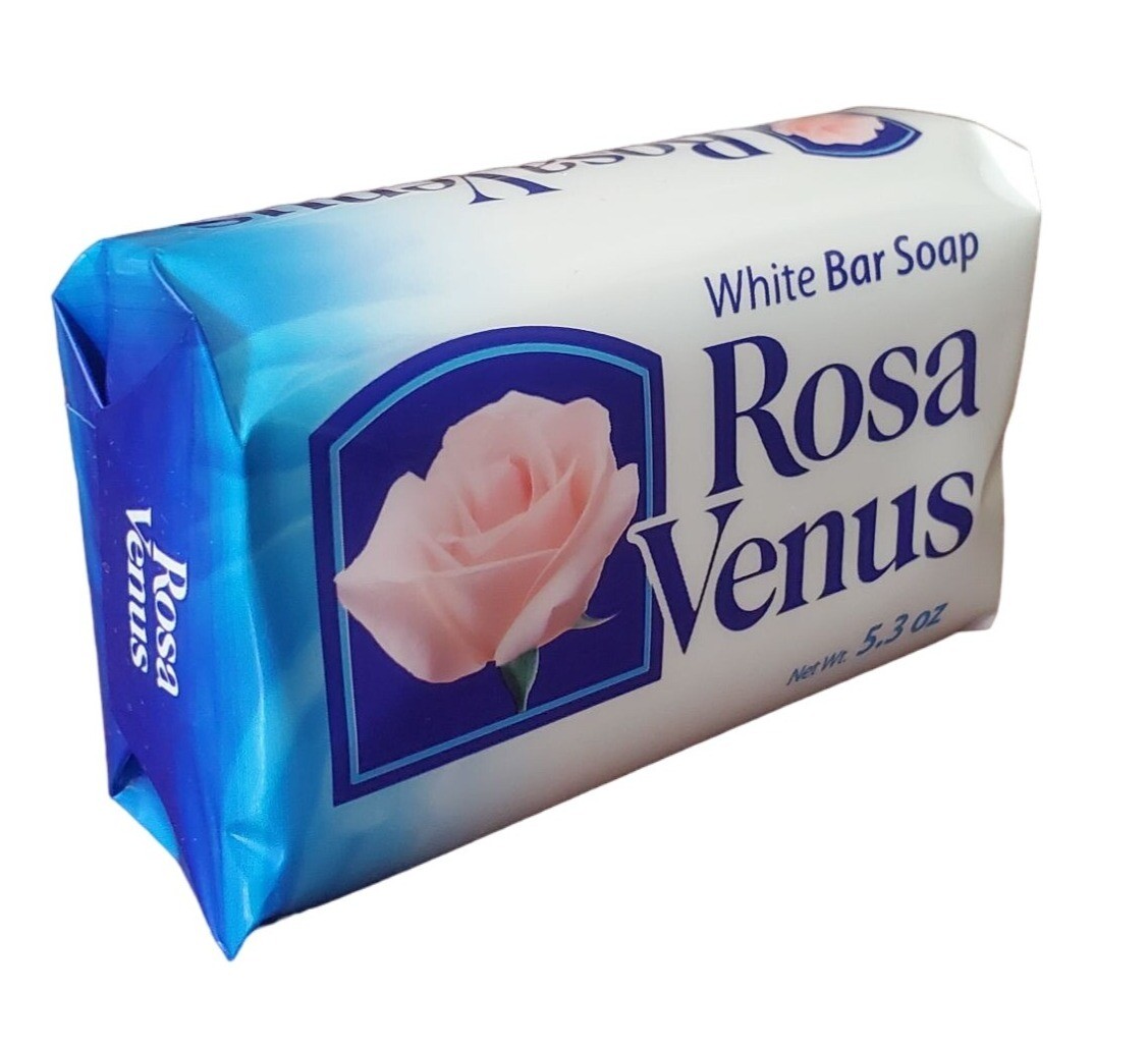 Jabon Rosa Venus Blanco(White) Classic 150 g / 5.29 oz Soap Bar
