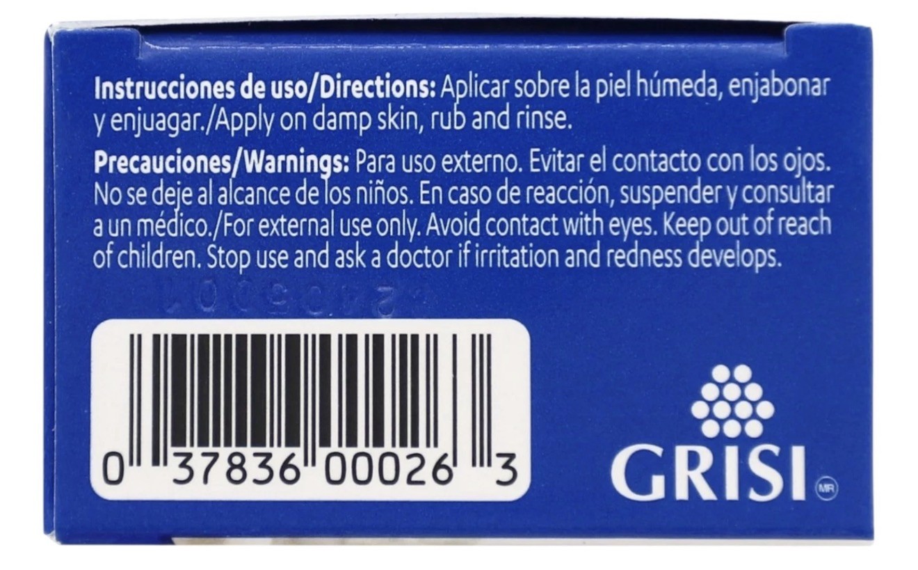 GRISI MOTHER OF PEARL SOAP Scented 3.5oz Bars Regenerate Concha Nacar Jabon Sale