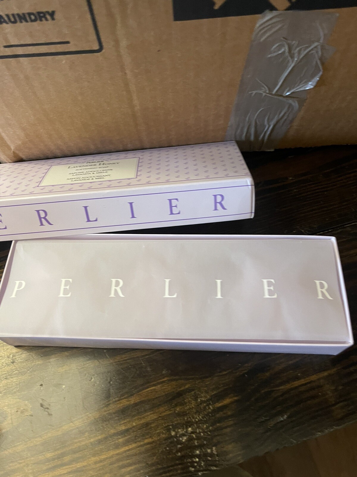 Perlier Lavender Honey Softening Soap – Three 4.4 Oz Sealed Bars Gift Set