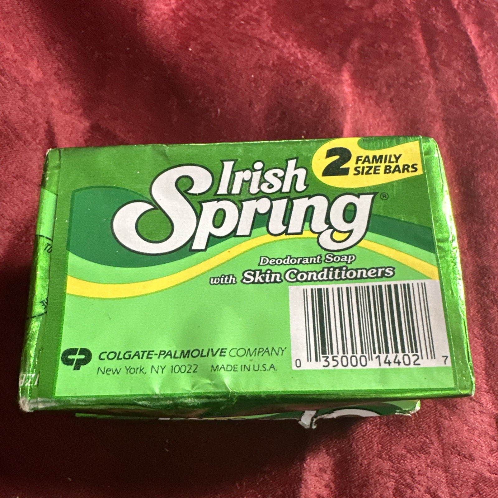 Irish Spring Family Size Bath Bars 7 0z Deodorant Soap Pack Of 2