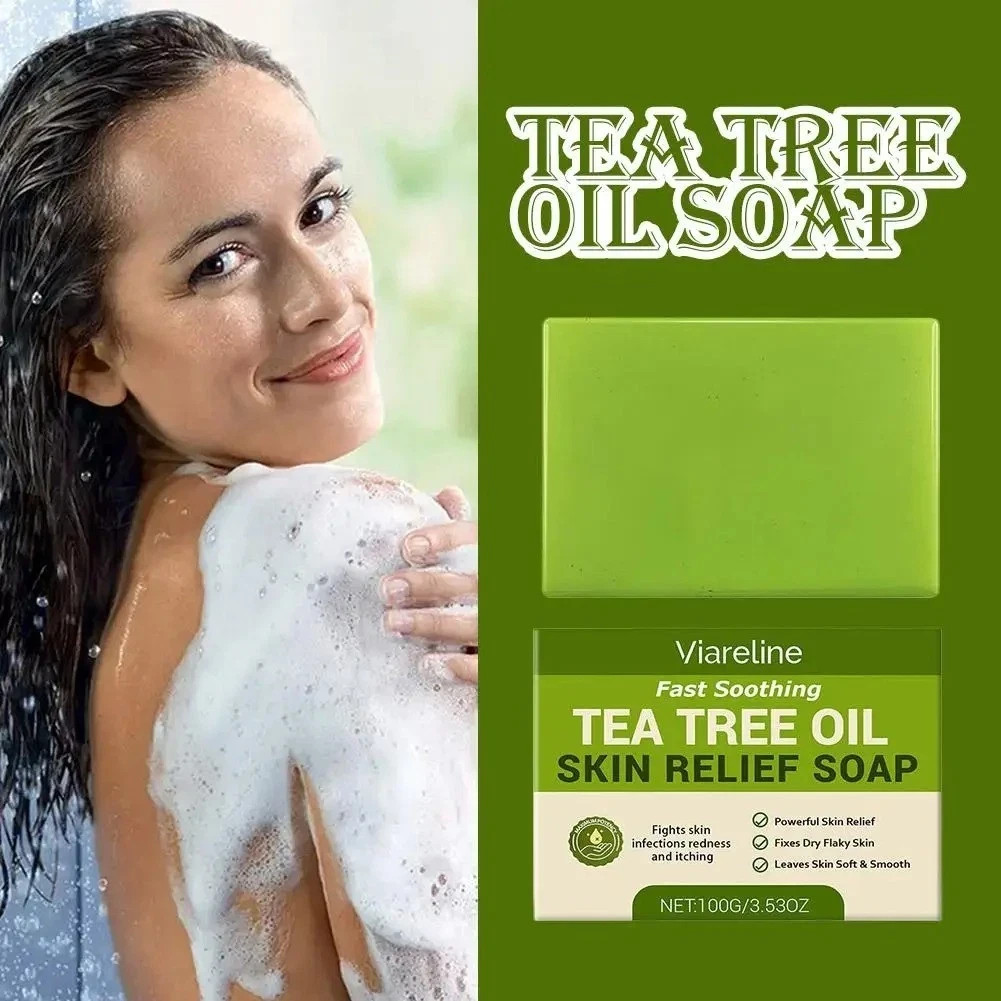 Veloma Soap Antifungal Soap Relief Soap Bar –Body Wash for Face Tea Tree Oil