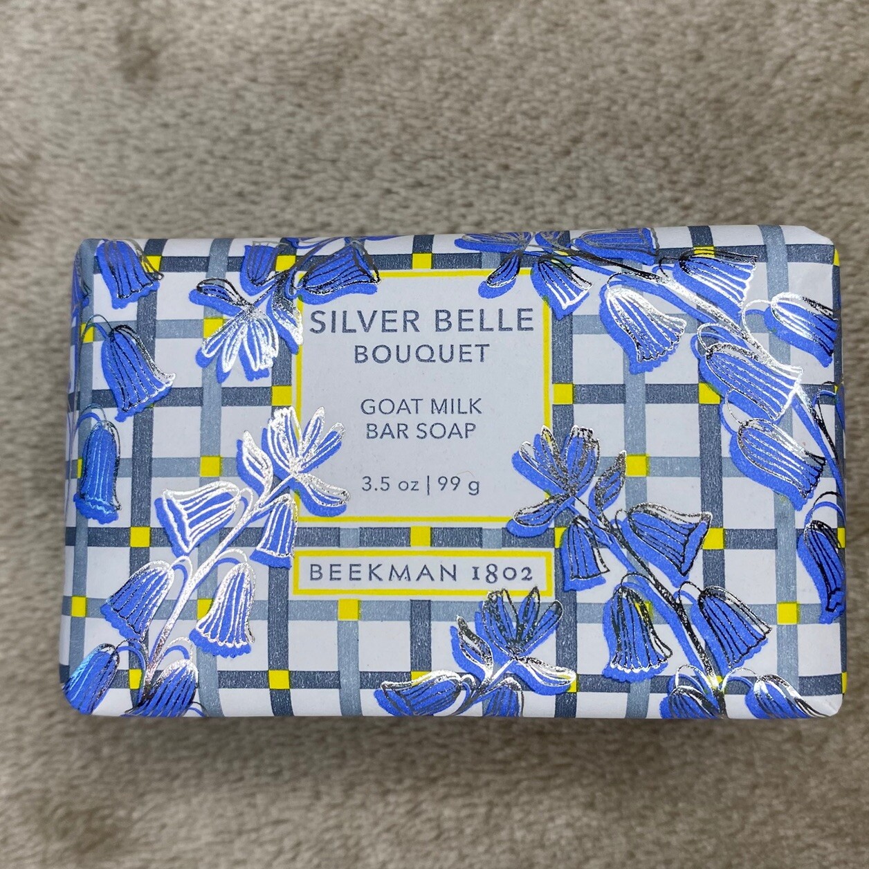 2 Beekman 1802 Silver Belle Bouquet Pure Goat Milk Bar Soap Travel Size 3.5 oz