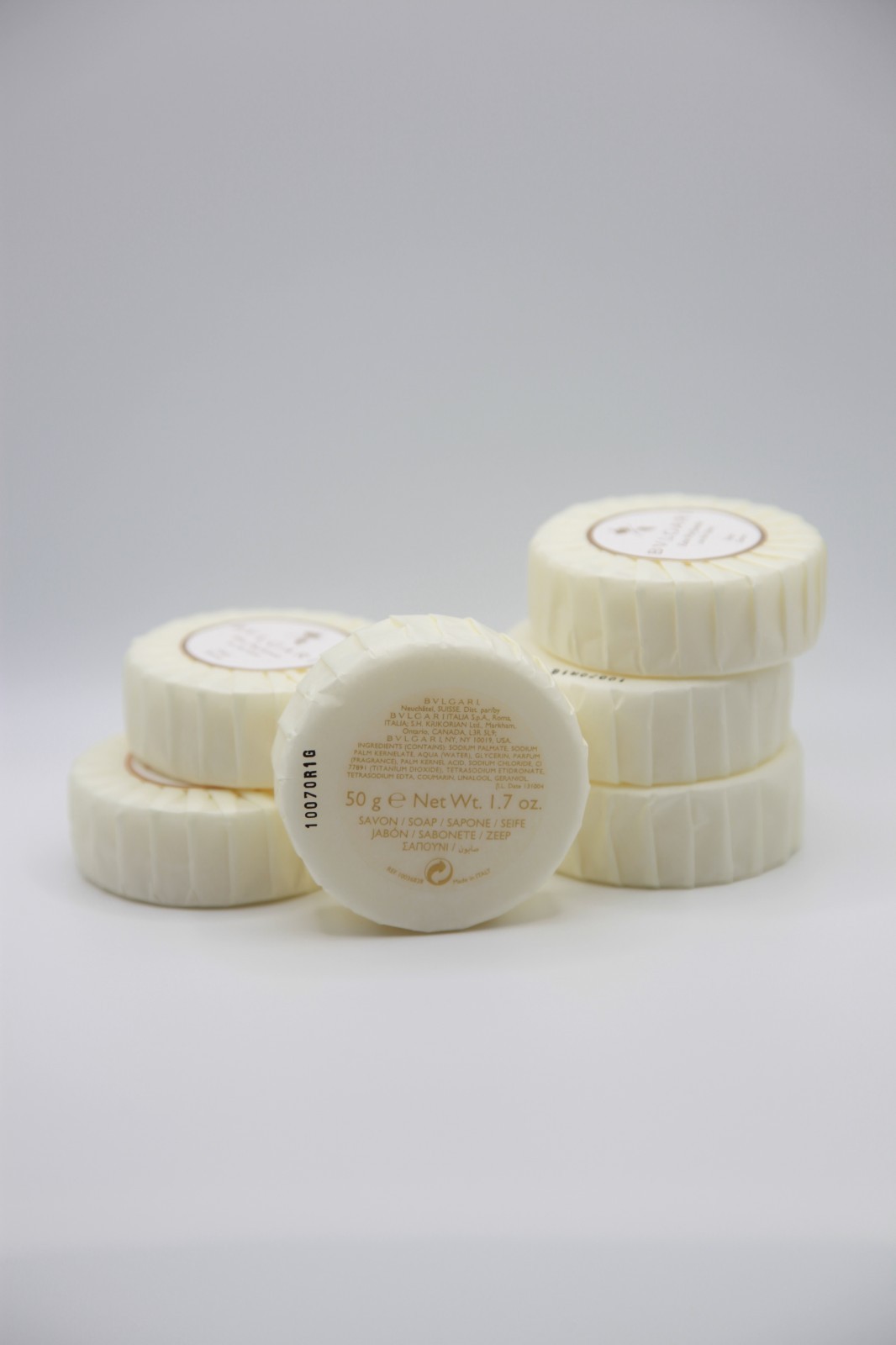 BVLGARI au thé Blanc ( White Tea ) Soap – 2.6oz / 75g Pack Of 12 NEW