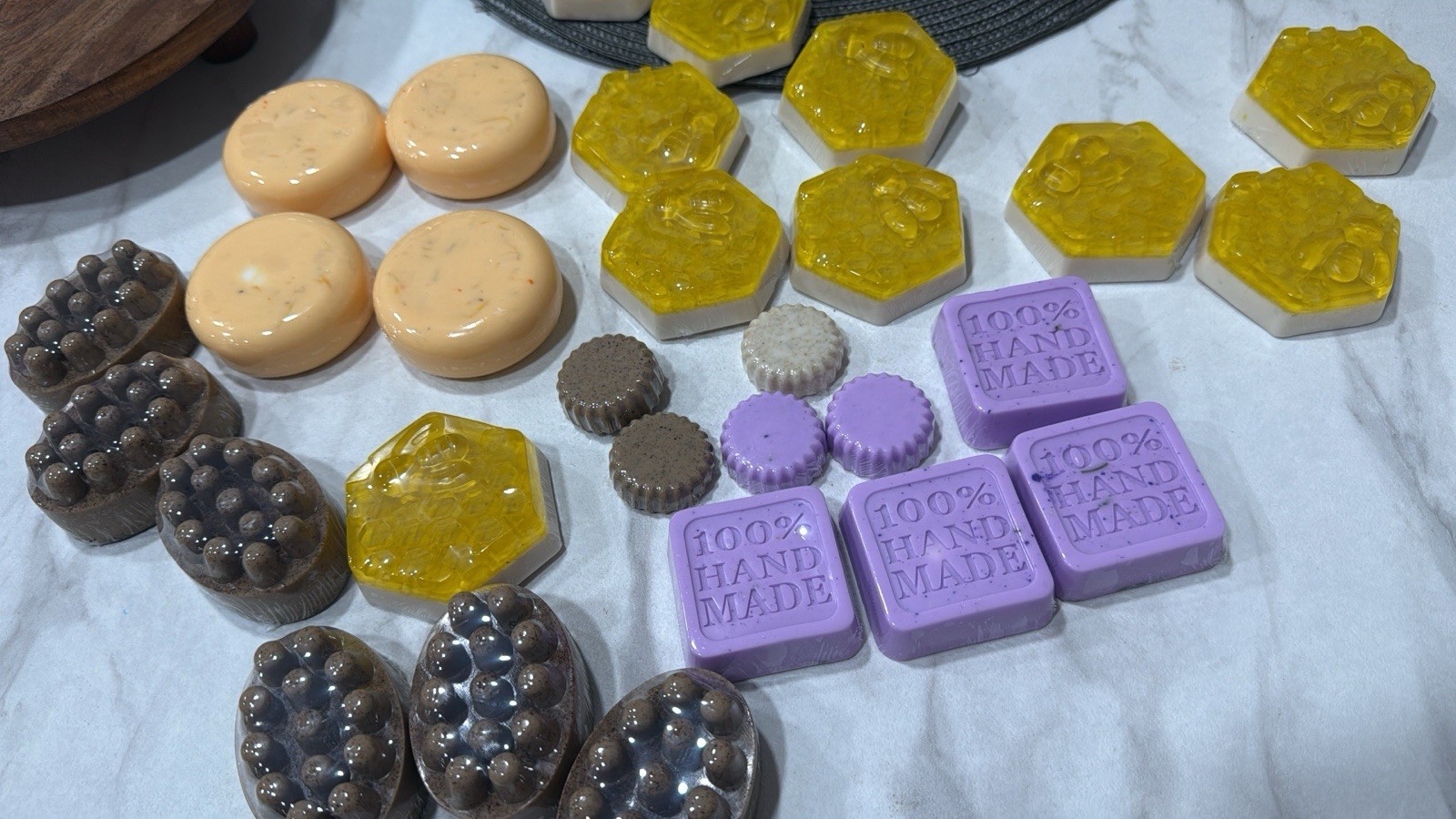 Handmade Assorted Soap Collection with Natural Ingredients