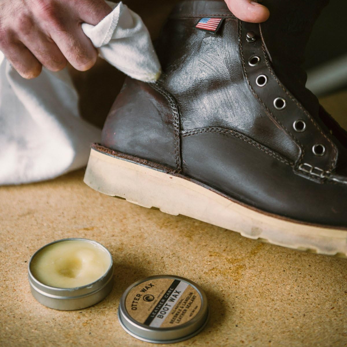 Boot Wax | 2Oz | All-Natural Leather Waterproofer | Made in USA
