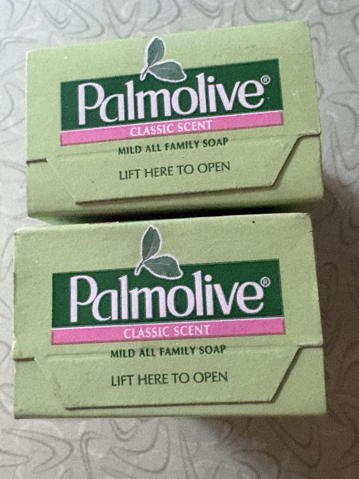 VTG Lot of 2 Palmolive Bath Bar Soap Classic Scent 3.20 oz Sealed NOS Prop Ad