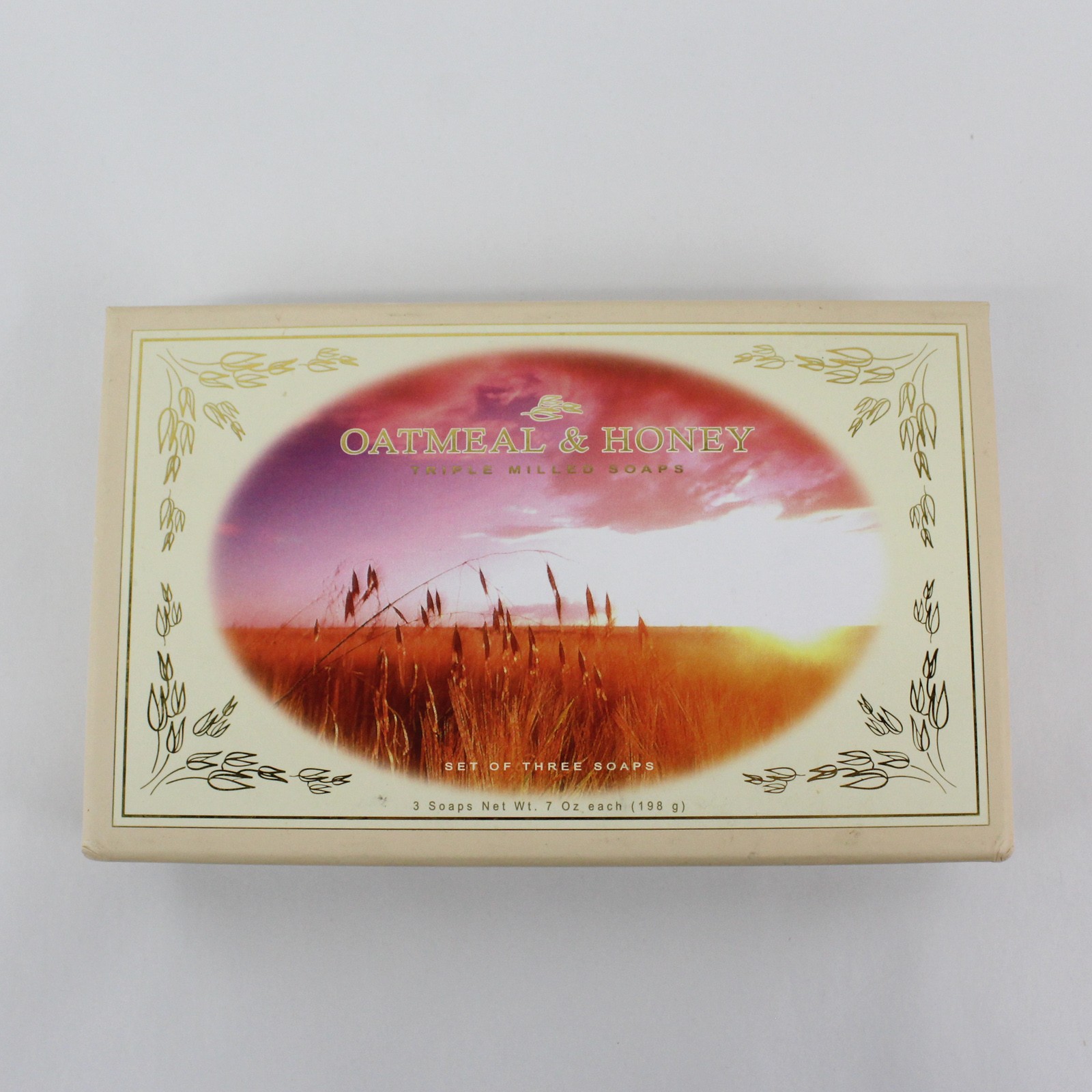 Set of 3 CST Oatmeal & Honey Triple Milled Bar Soap NIB