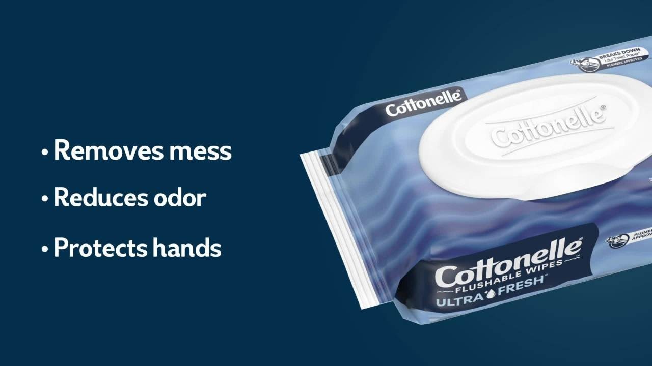 Cottonelle FreshFeel Flushable Wet Wipes for Adults and Kids, 8 Flip-Top Packs