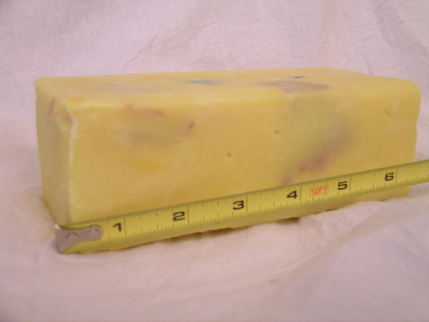 ONE Handmade Soap Loaf – Pineapple Confetti Shea Vegan