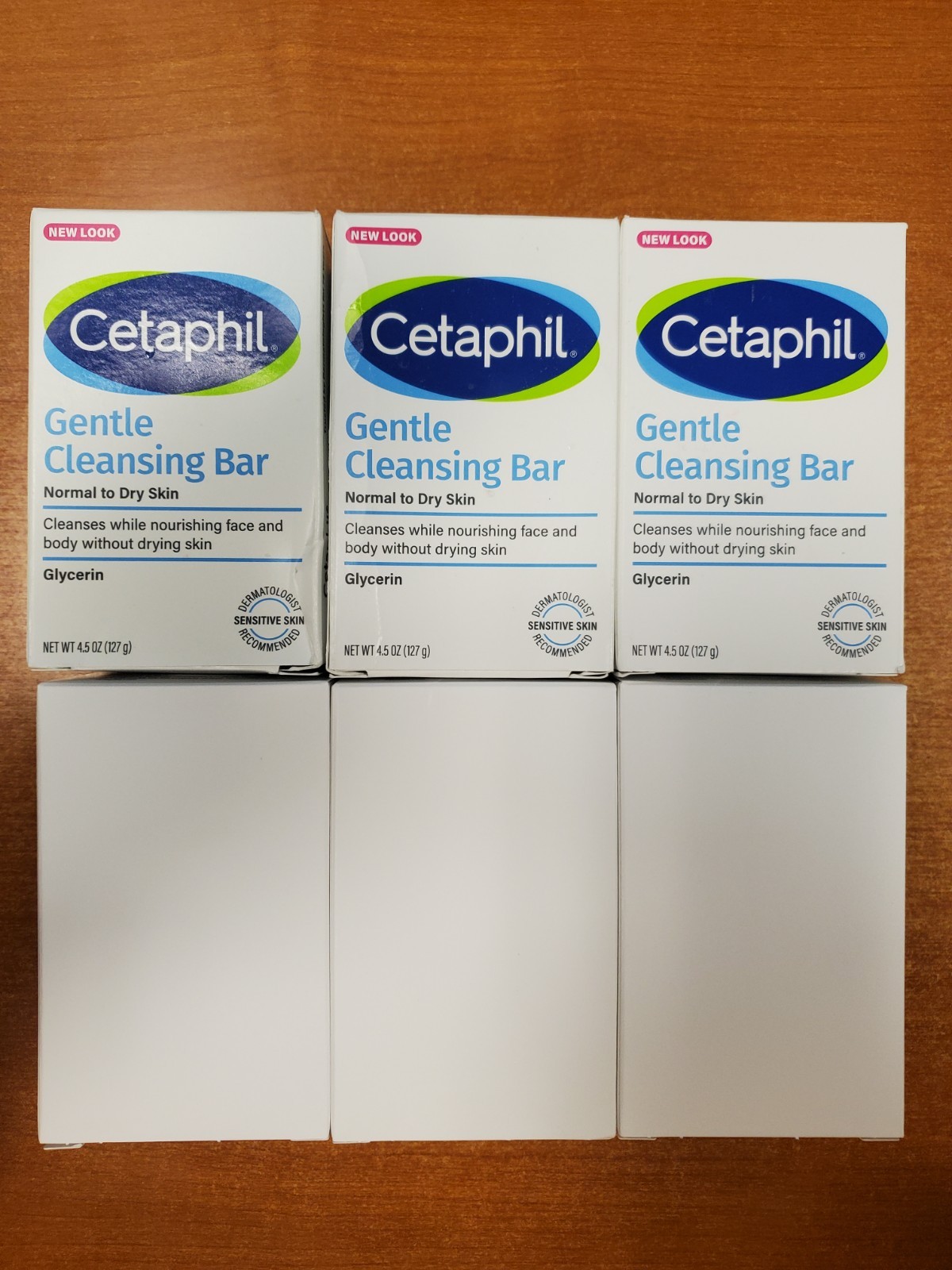 6 Bars: CETAPHIL Gentle Cleansing Bar Soap 4.5 oz. ea. Normal/Dry Skin – R1P2