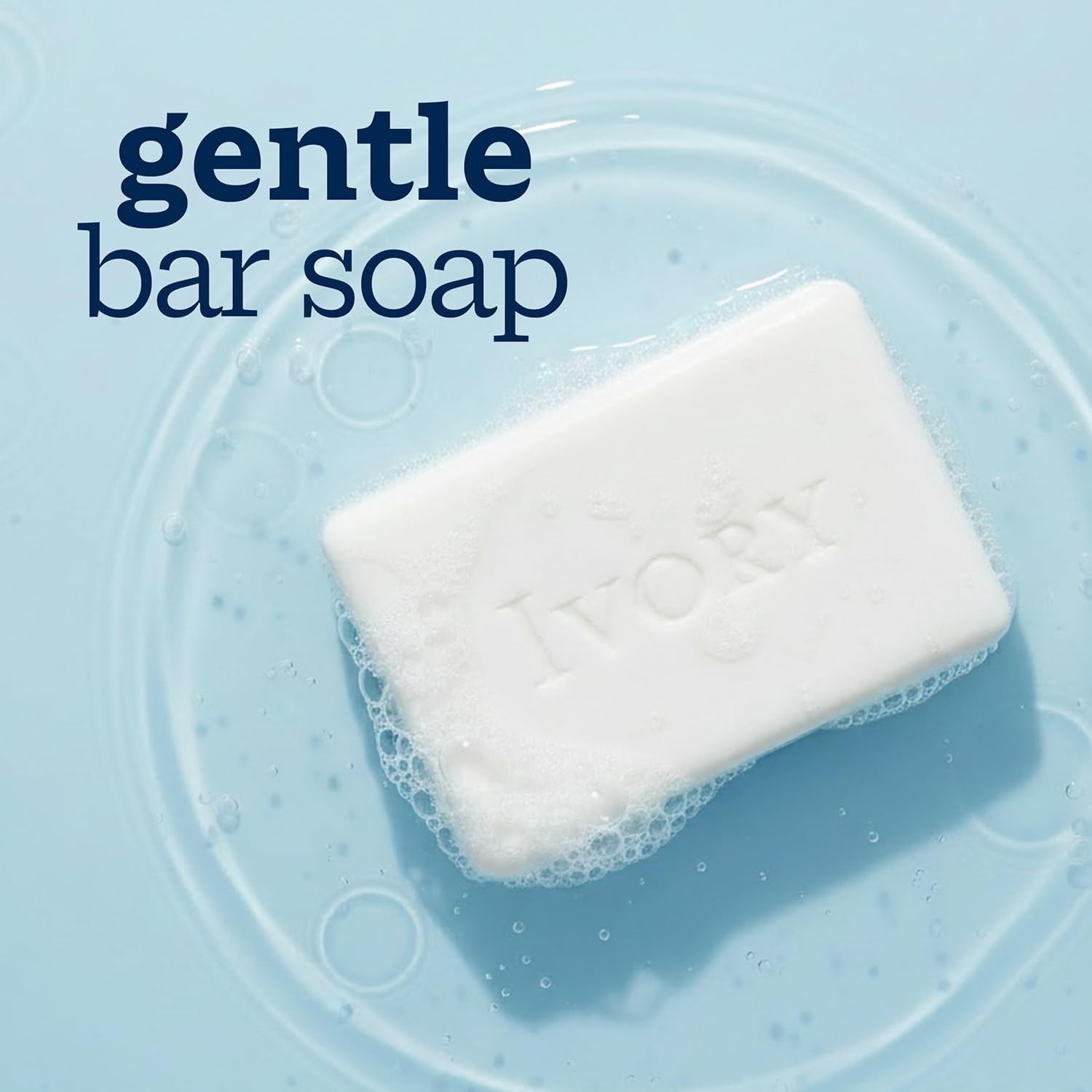 Ivory Gentle Bath Bar Soap, Designed for Whole Family, 99.44% Pure, 3.17 oz