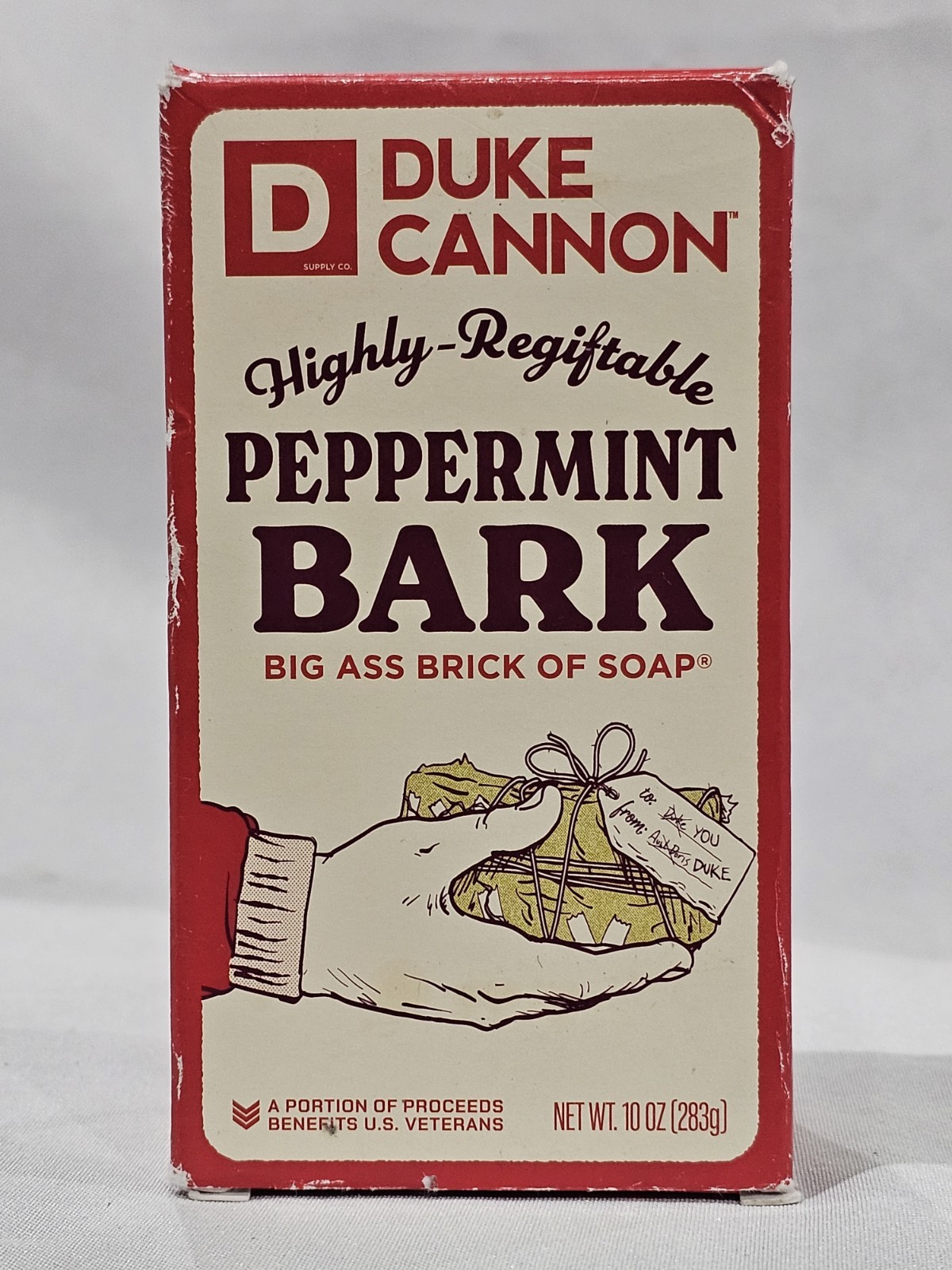 Duke Cannon Peppermint Bark Scent Bar Soap Holiday Collection 10 oz ▪︎ NEW