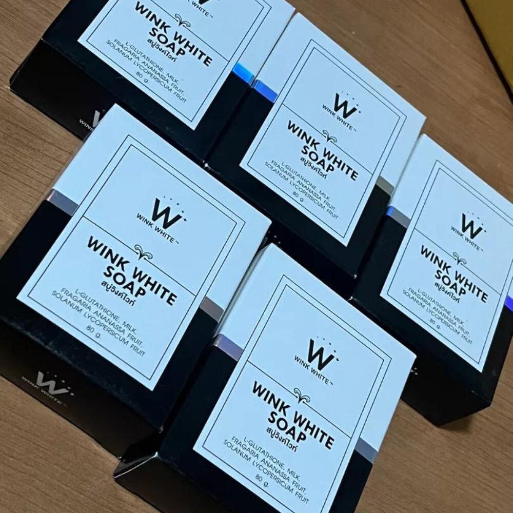 Whitening Soap Gluta Wink White Original Pure Body and Face Skin Cleansing x3