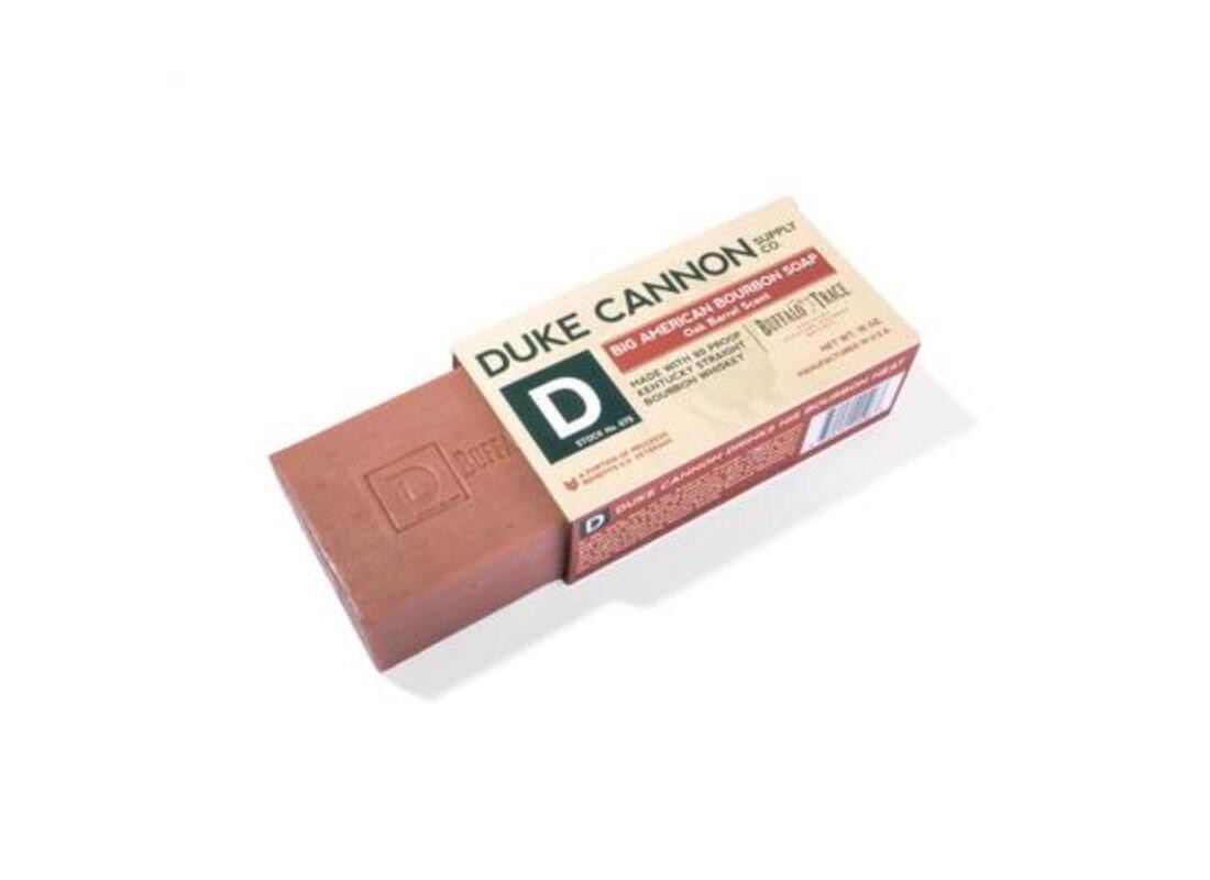 Duke Cannon 02BOURBON1 Bar Soap, Buffalo Trace Bourbon Oak Barrel Scent, 10 oz.