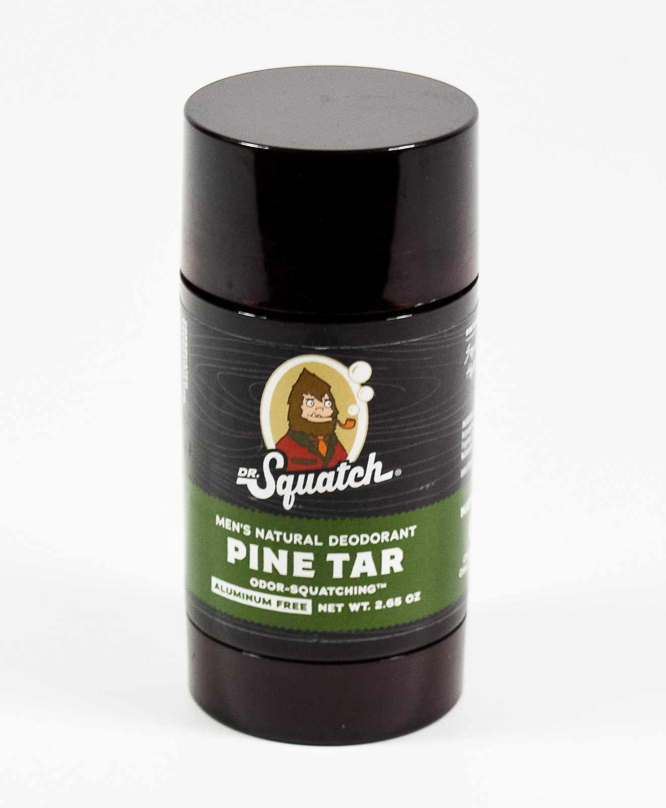 Dr Squatch PINE TAR 2.65oz Mens Natural Deodorant ~ Aluminum Free