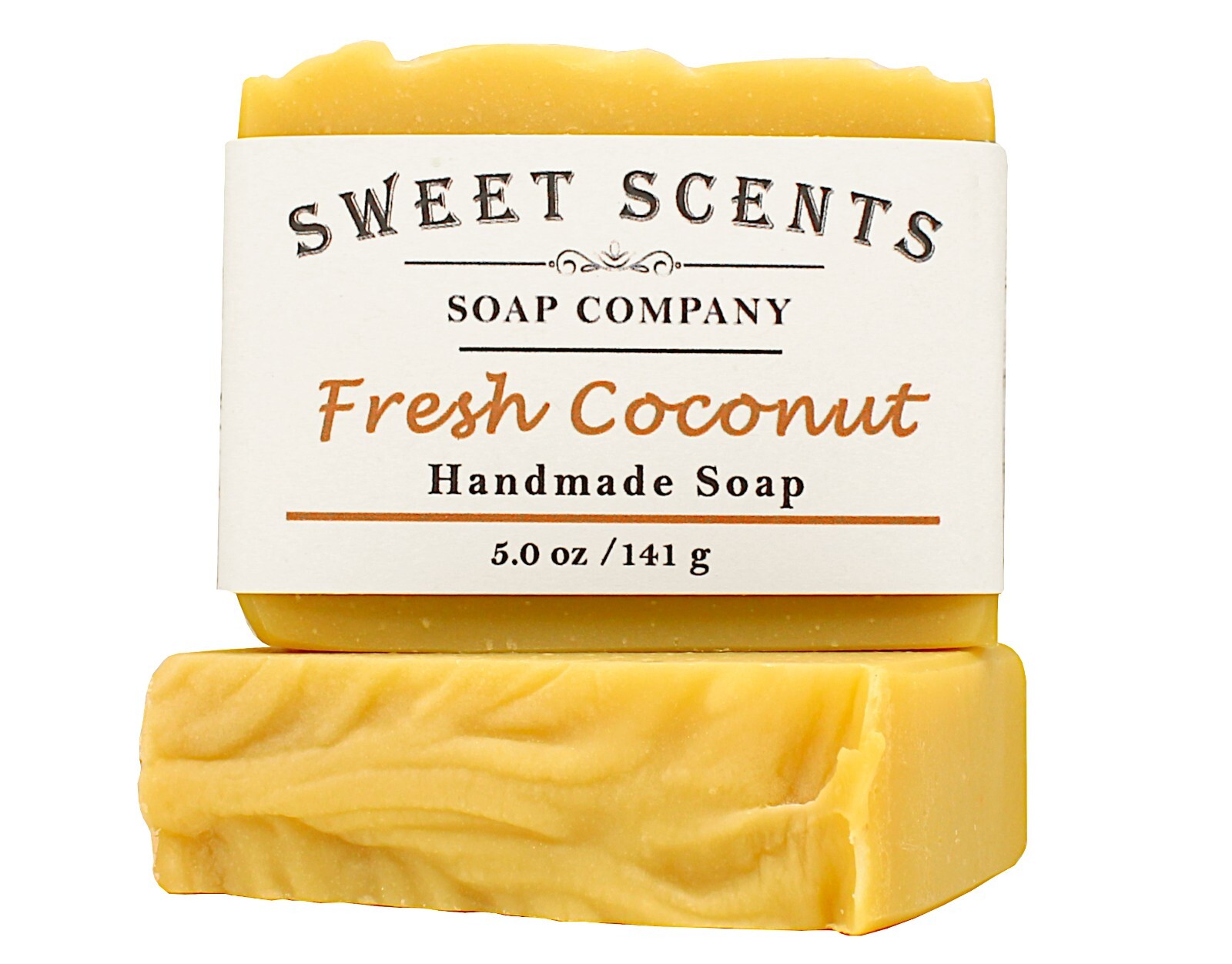 Fresh Coconut Soap – Handmade, Cold Process, Scented Soap