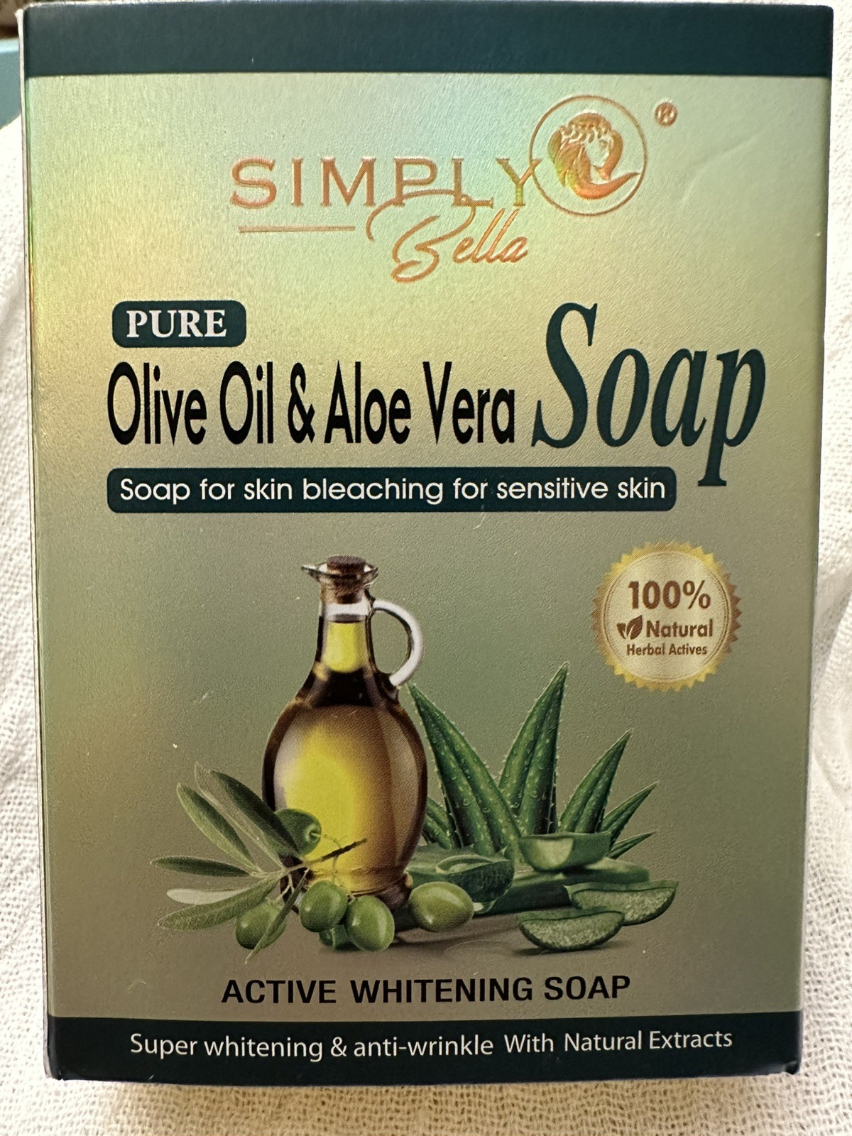 Simply Bella Olive Olive Oil & aloe, vera Soap Skin bleaching sensitive skin