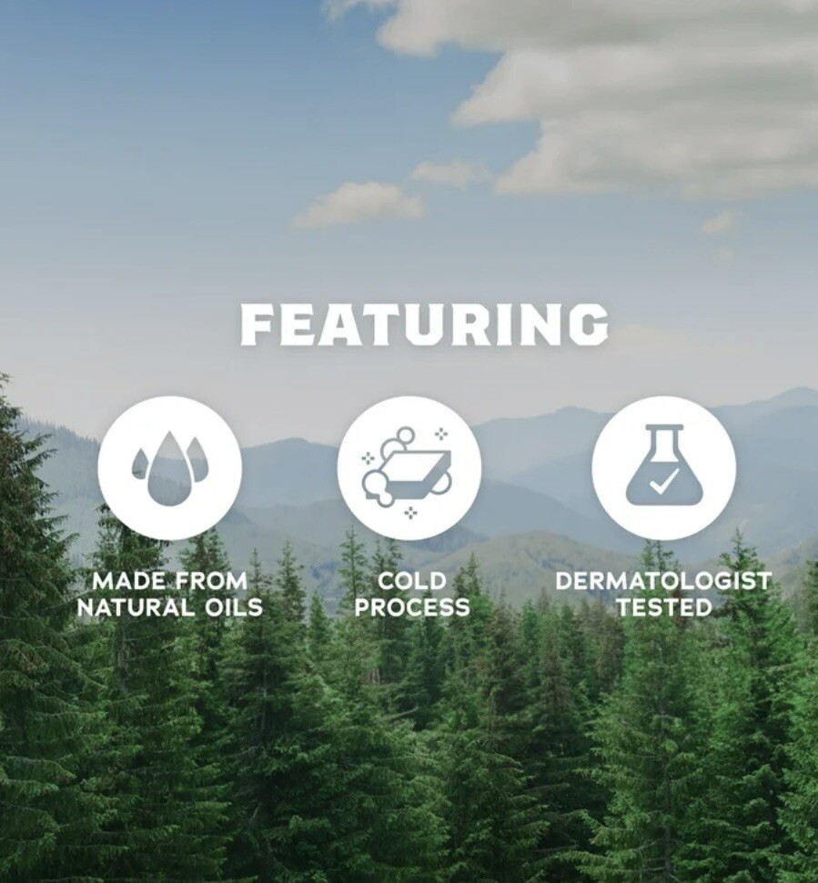 Dr. Squatch Bar Soap for Men Wood Barrel Bourbon 5 Ounce