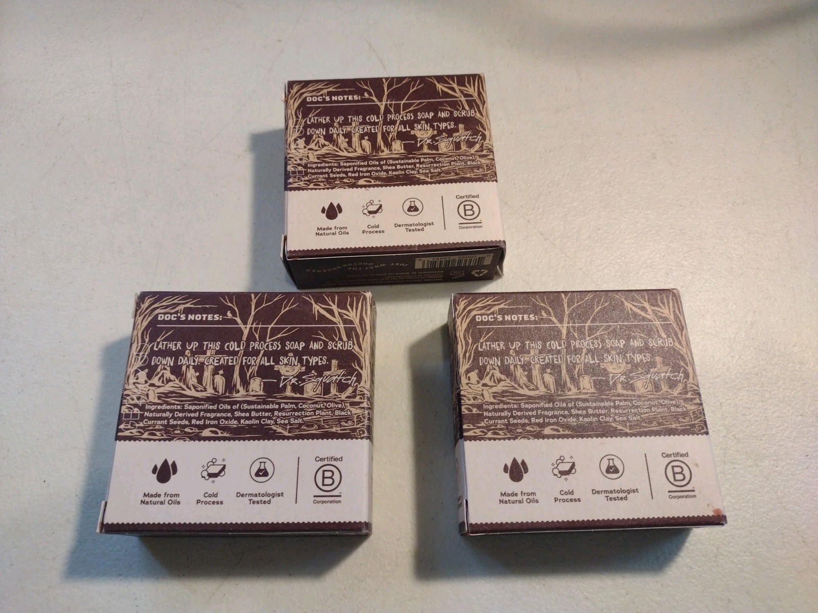 Lot Of 3 Dr. Squatch Limited Edition Count Sudsula 5 oz Men’s Natural Soap