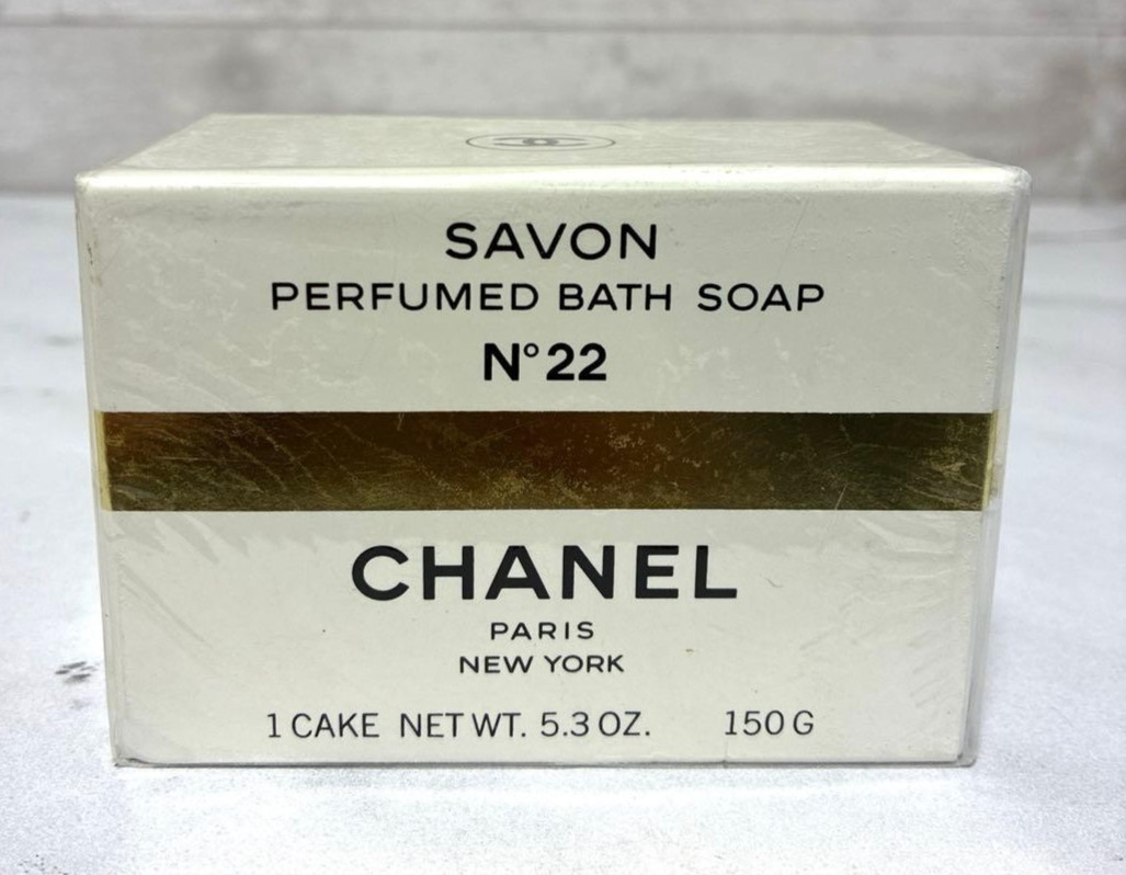 Chanel No. 22 N°22 Perfumed Bath Soap SAVON 1 Cake 150g 5.3oz with Box Sealed