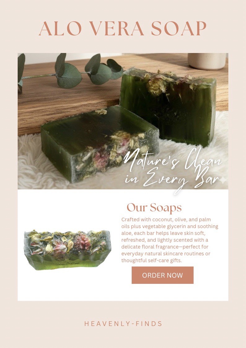 Handmade Aloe Vera Honeysuckle Gift Soap Set – Natural Moisturizing Bars (2)