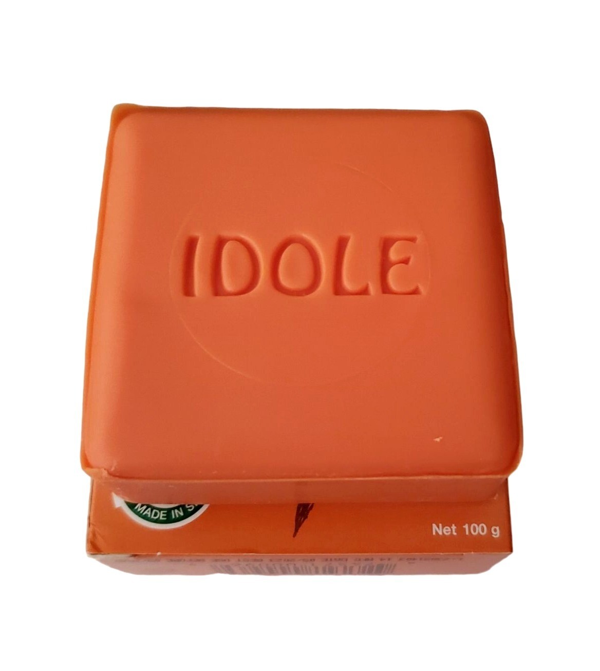 Idole Carrot Soap 3.5 Oz 100g Vitamin B-Carotene Savon Carotte Jabon Zanahoria