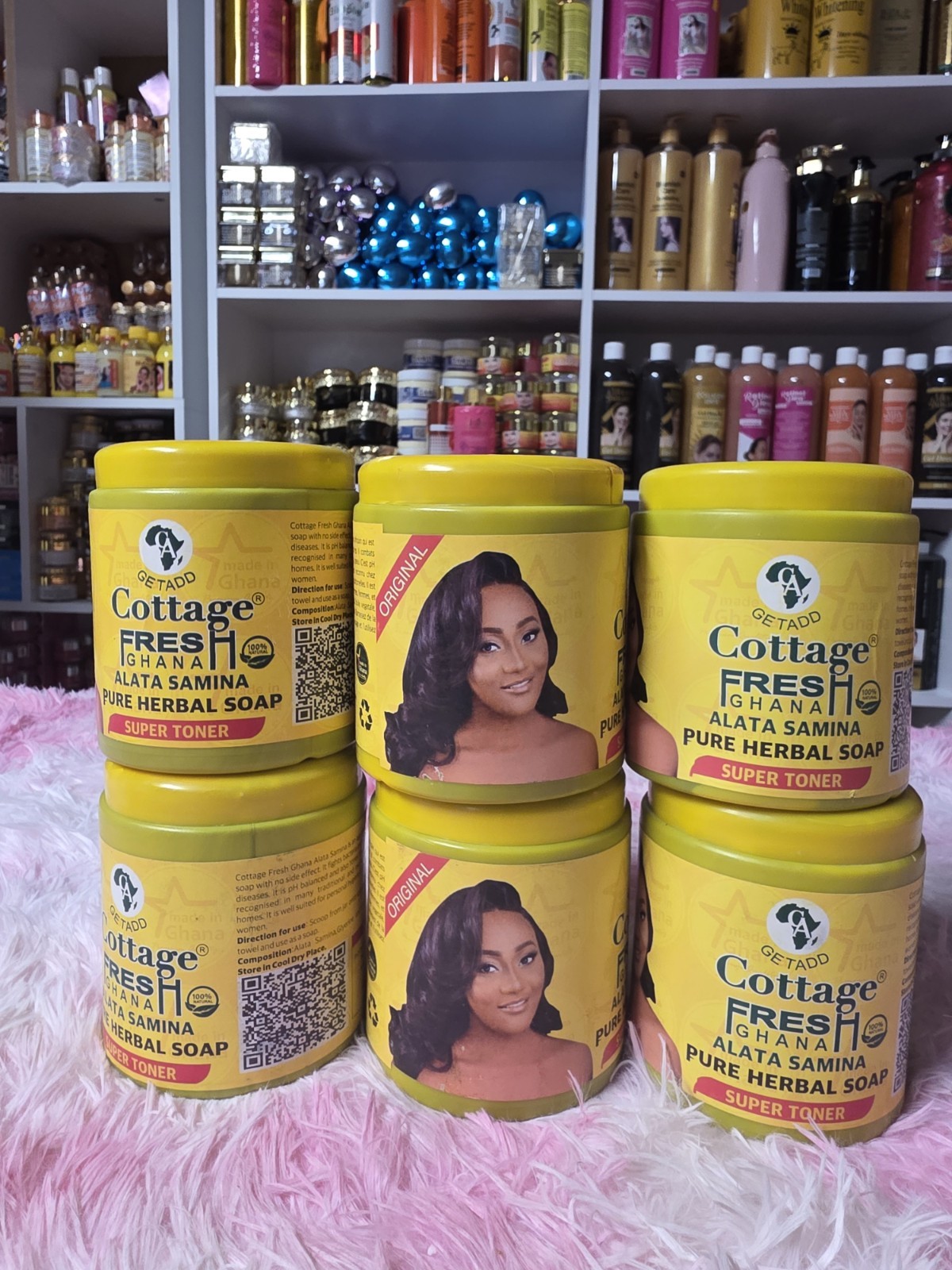 2x Cottage Fresh Ghana Alata Samina Pure Herbal Soap