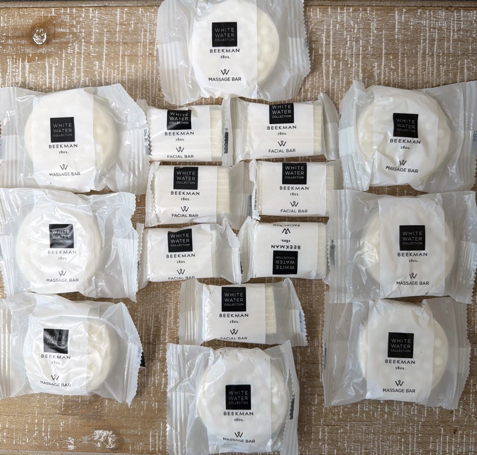 Beekman 1802 White Water Collection Travel Size Soap Bars 8 Massage 7 Facial