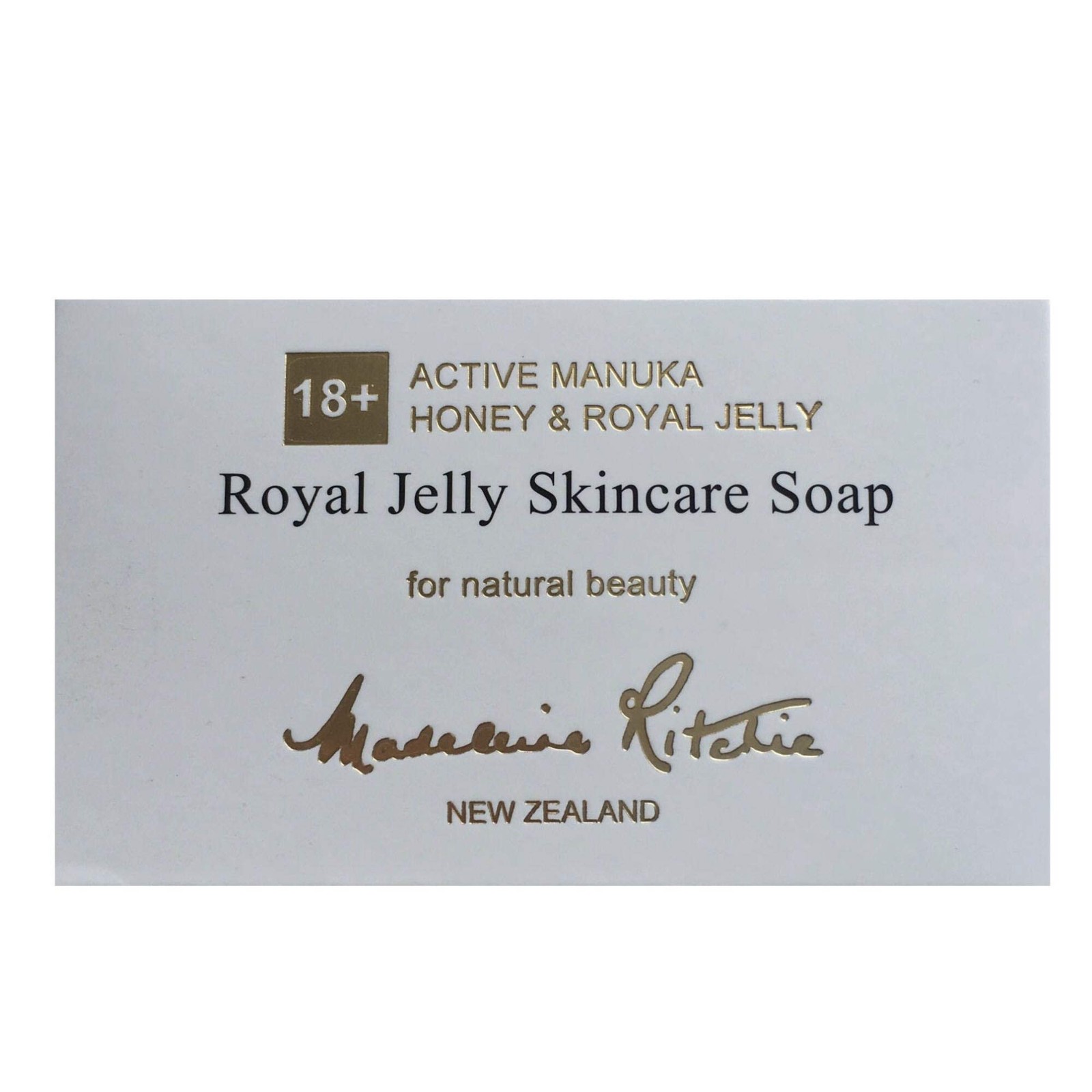 New Zealand 18+ Active Manuka Honey & Royal Jelly Skincare Soap 125g / 4.4oz …