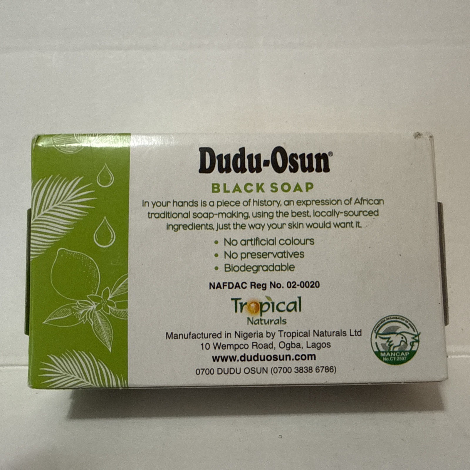 RA Cosmetics – Dudu Osun Fresh Fragrance 5oz