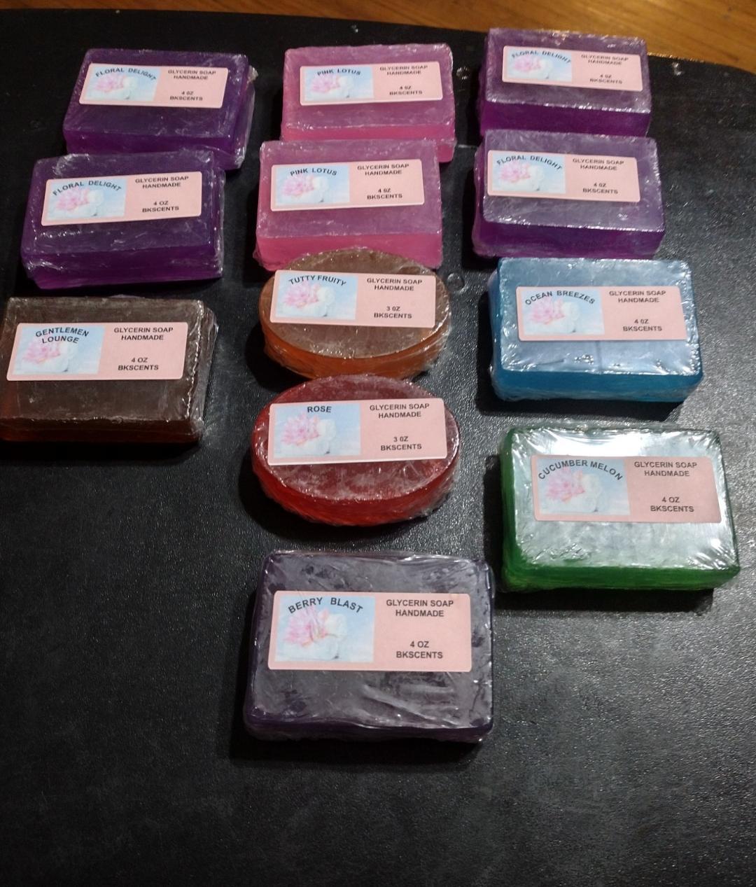 HANDMADE ALL NATURAL SOAP BARS 5 oz