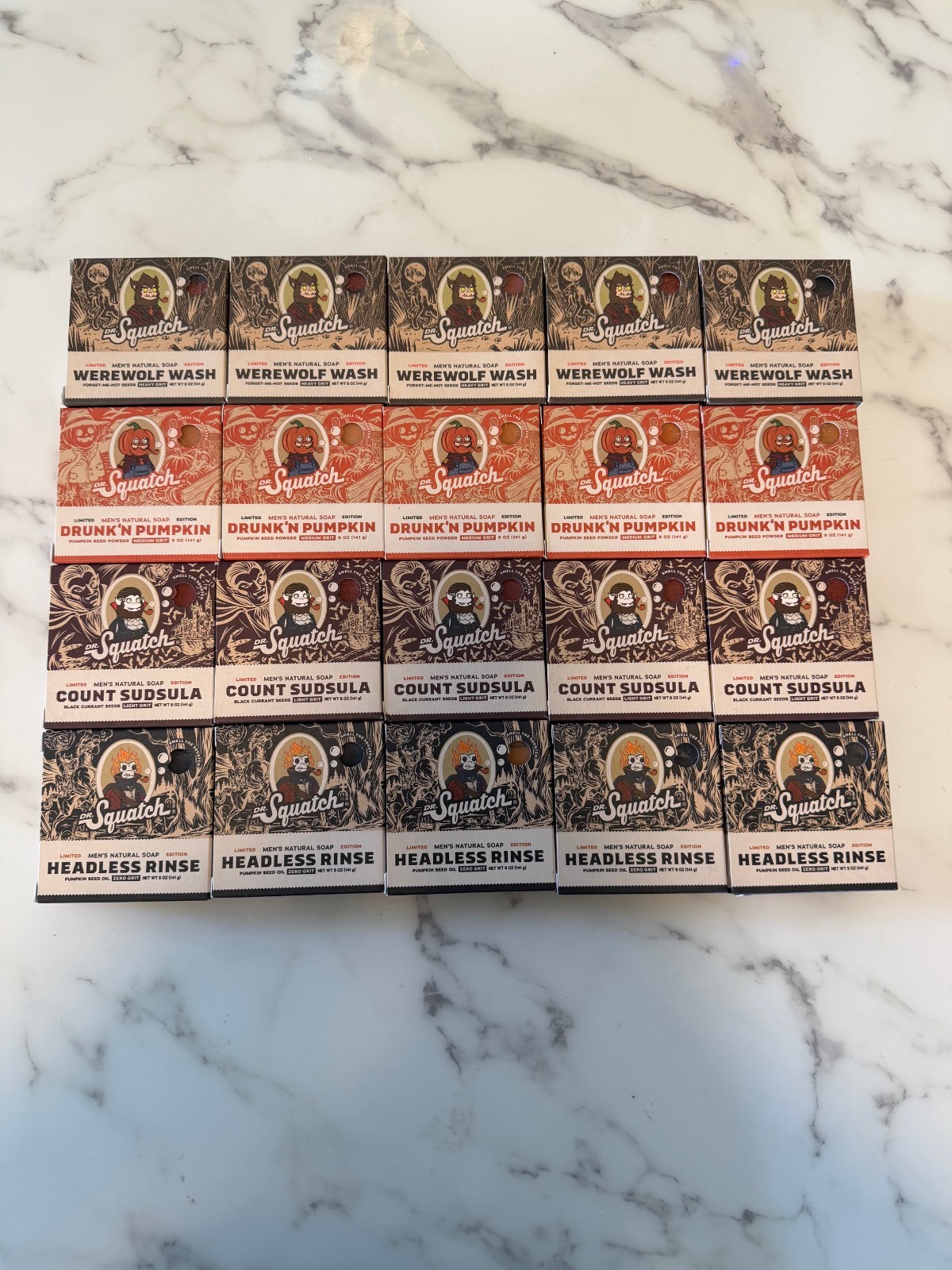 Dr. Squatch Limited edition Soap Bundle – 20 Pack