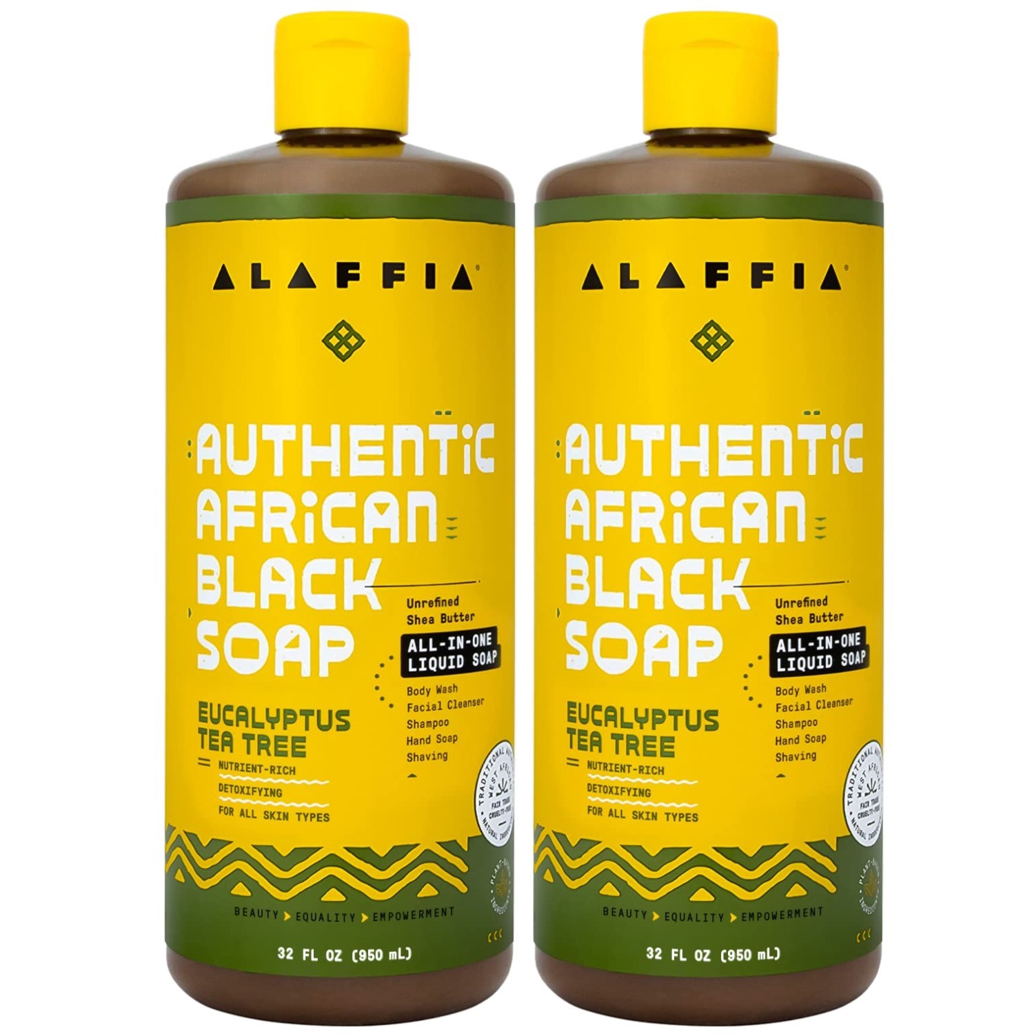 All-in-One African Black Soap, Eucalyptus Tea Tree