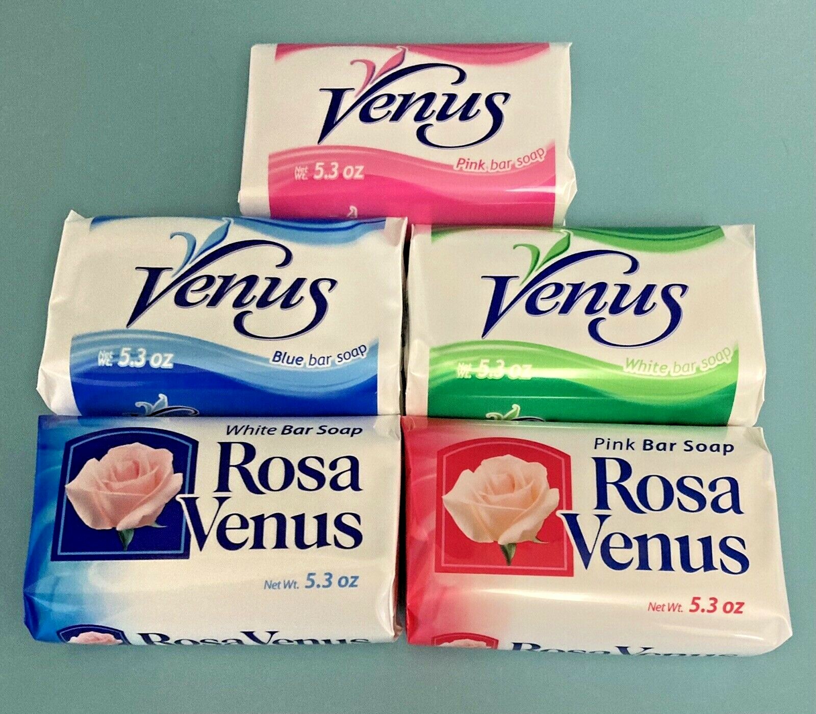 Lot of 5 Rosa Venus and/or Venus Bar Soaps 5.3 oz