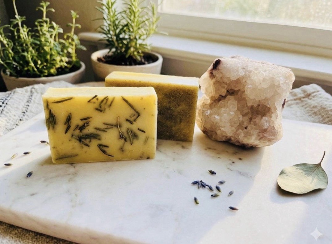 My Witchy Feelings Jabon de Azufre Sulfur Handmade Rectangular Body Bar Soap