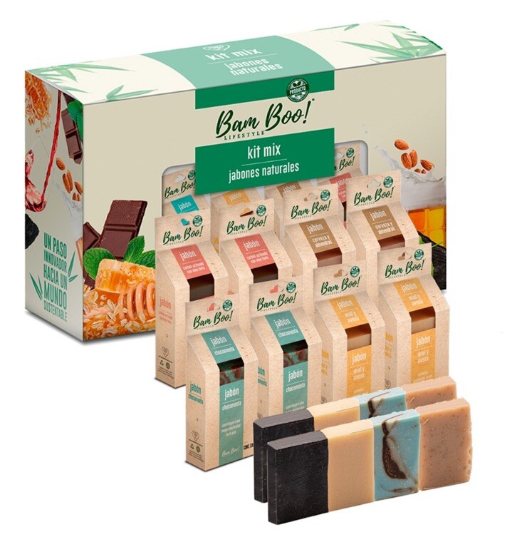 8 Pack Mix Jabones 100 G Bam Boo! Lifestyle