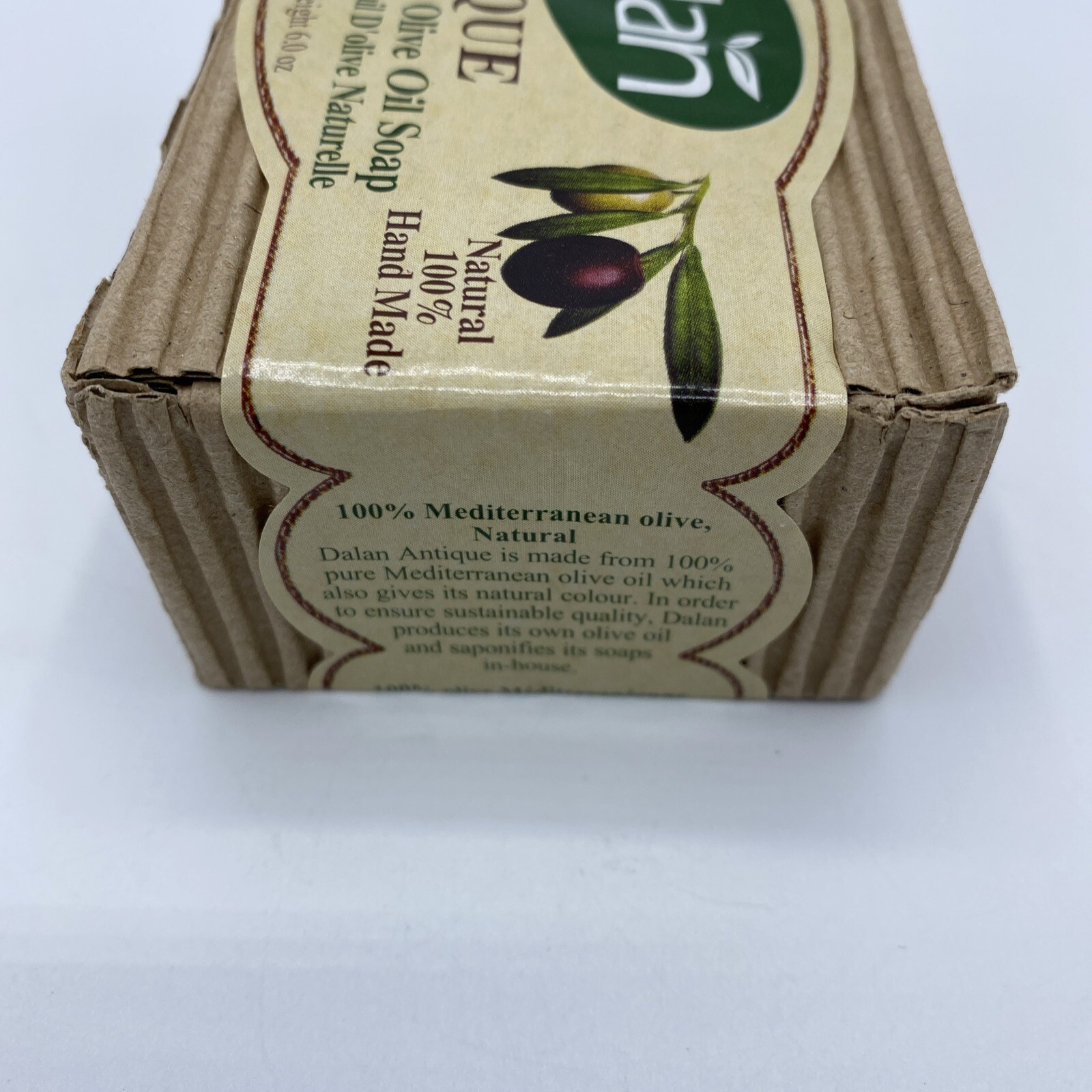 Dalan Antique Olive Oil Bar Soap 100% Natural 170 g/6 oz Vegan Pirina Banyo