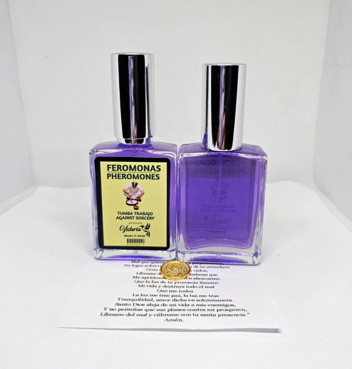TUMBA TRABAJO PERFUME / SPELL BREAKER ROMPE BRUJERIA HECHIZOS REVIENTA DAÑO 1PC