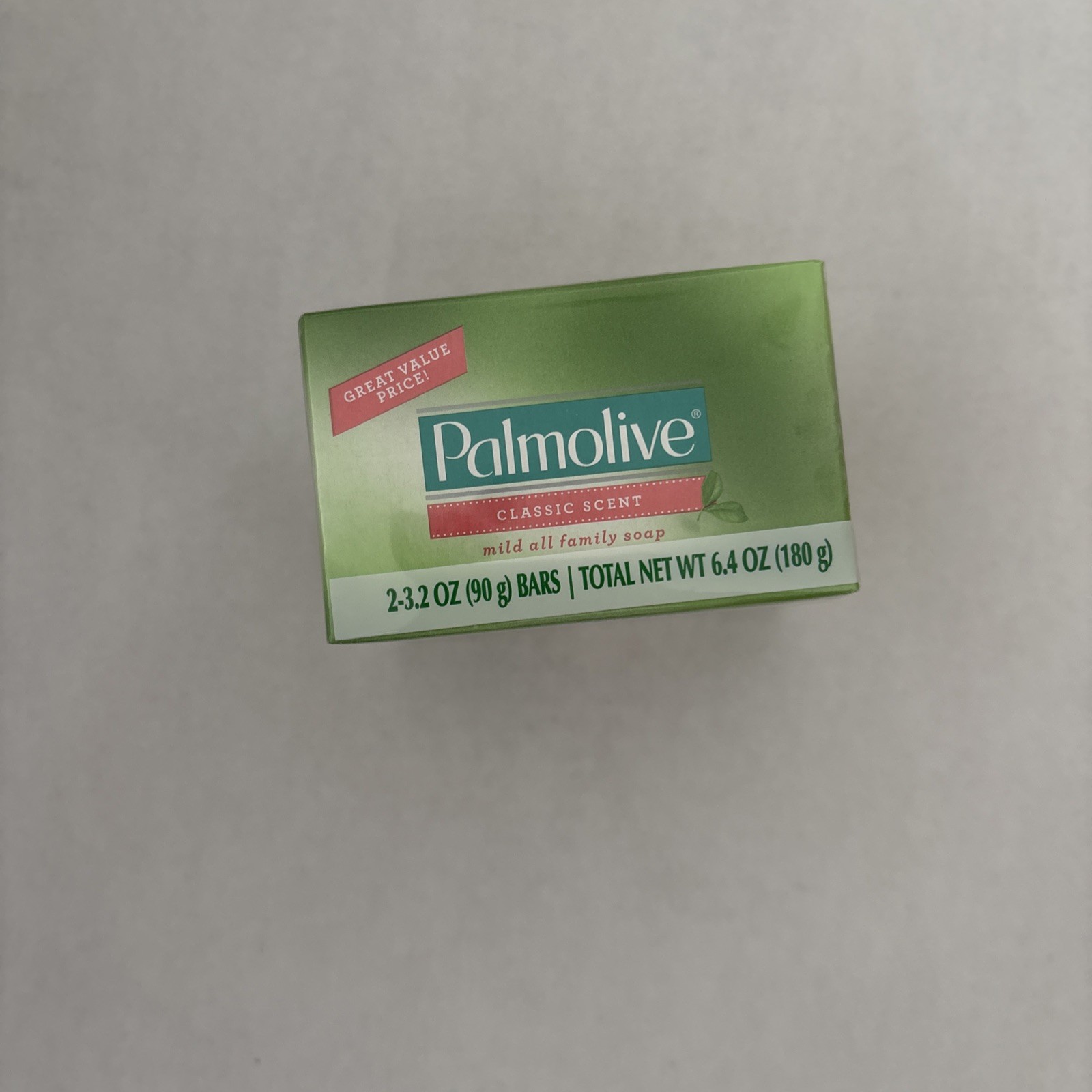 Palmolive Bath Bar Soap, Classic Scent 3.20 oz, 2 Pack