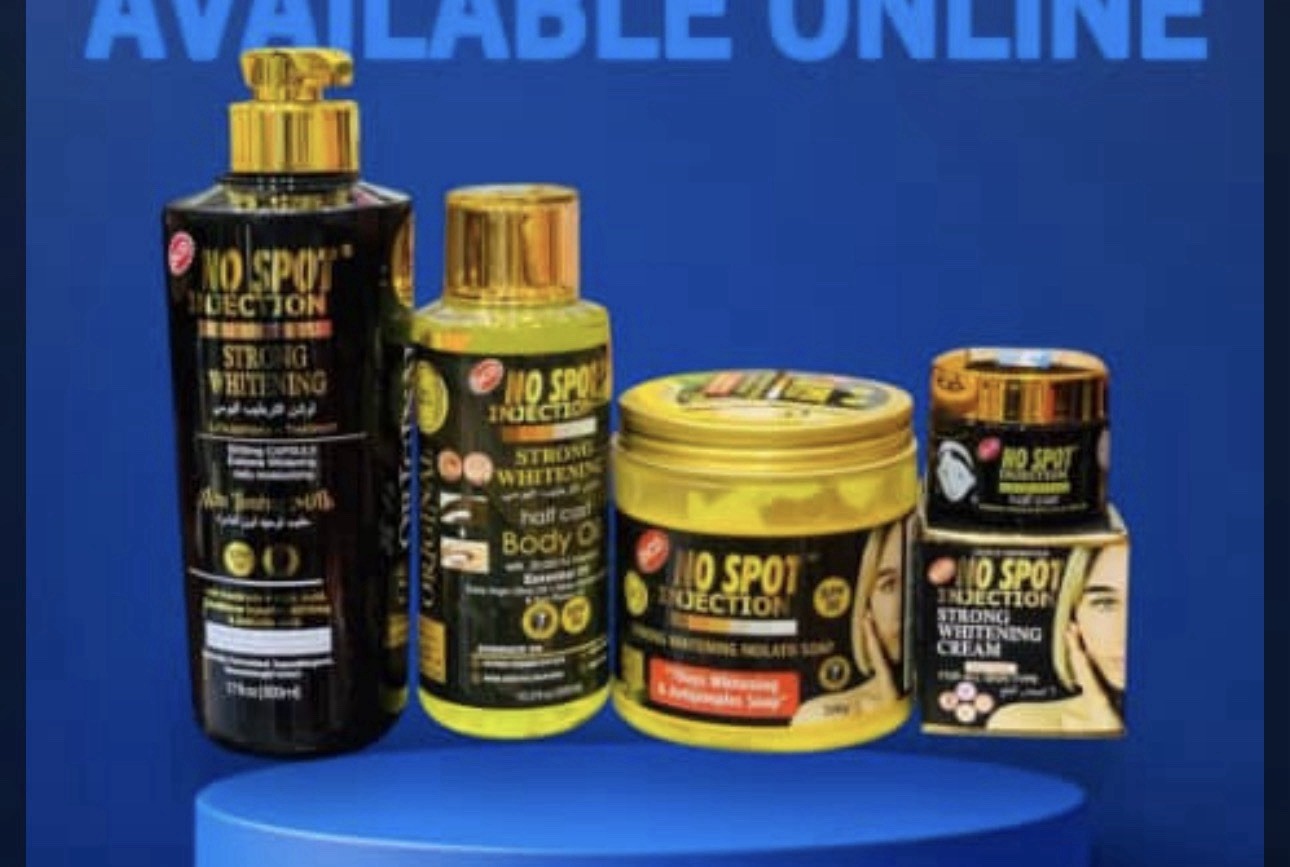 NO SPOT INJECTION lotion, face cream , oil and molato Soap SPF 50 500g 4 in 1