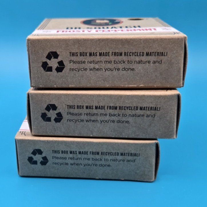 Dr. Squatch Soap – OG Frosty Peppermint Bricc Lot of 3 – brown boxes! HTF