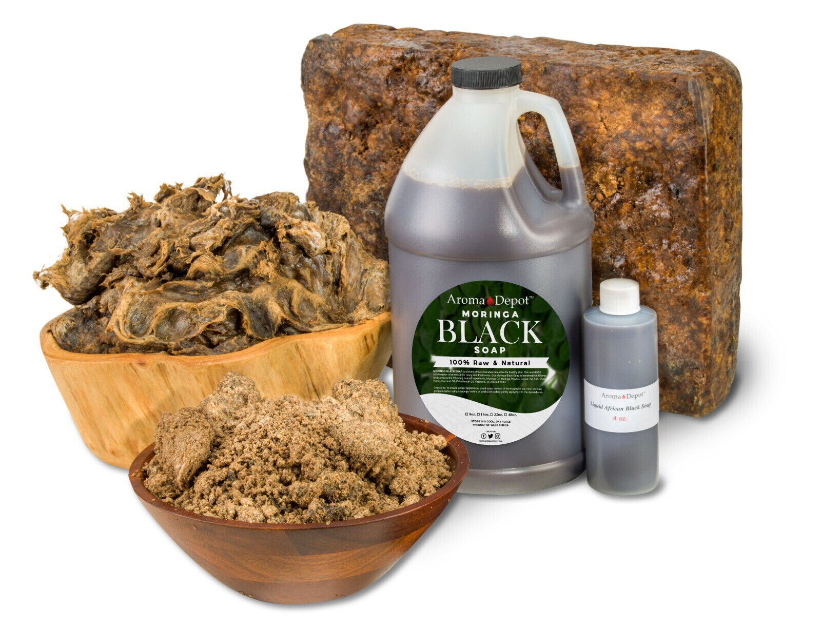 Black Soap 1 lb. Natural Black Soap PASTE Body & Face Wash For Acne Dark Spot
