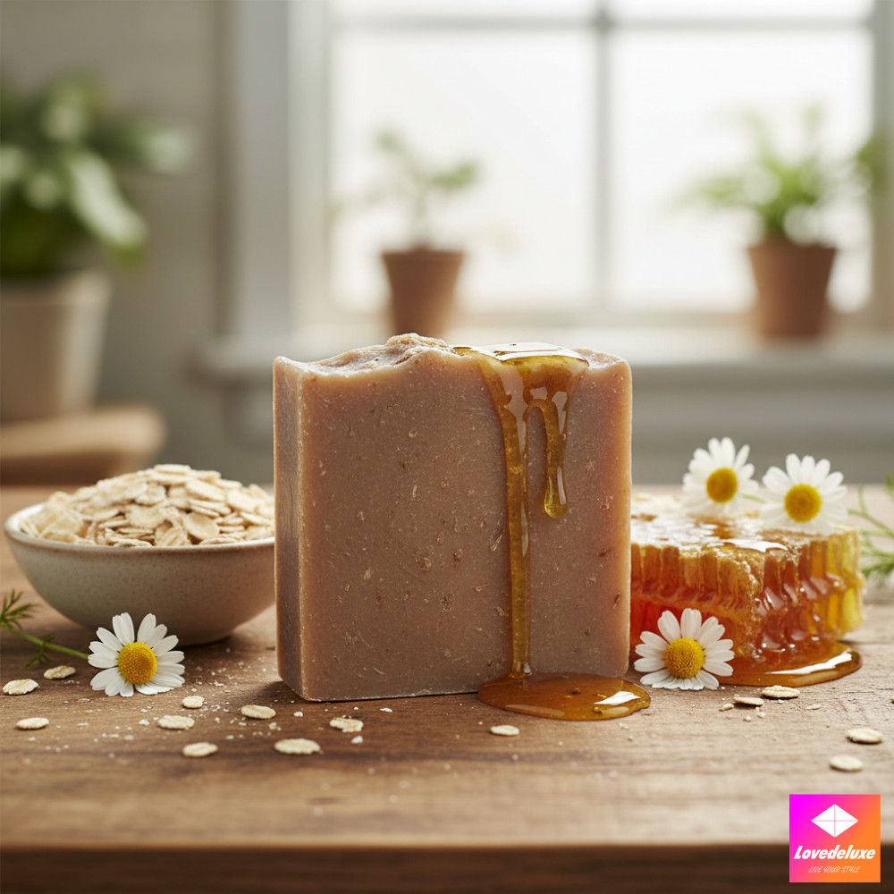 Oat Milk Honey Sensitive Skin Soap | Jabon de Avena y Miel Para Piel Sensible