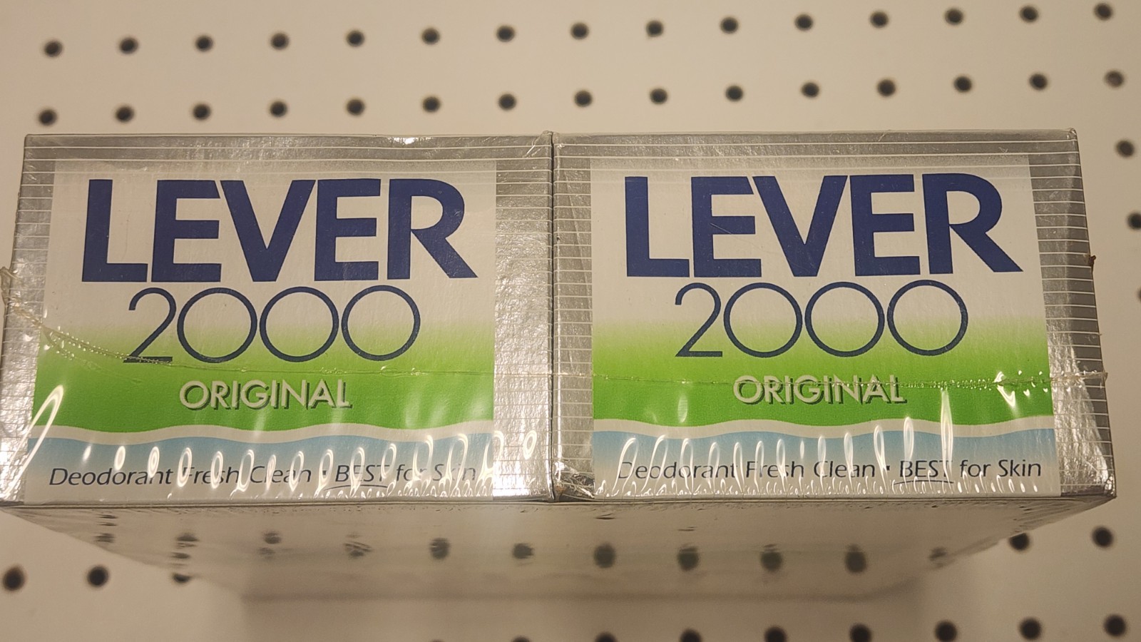 Vintage 1997 Lever 2000 Original 12 Bar Pack Deodorant Soap Silver Box NEW NOS