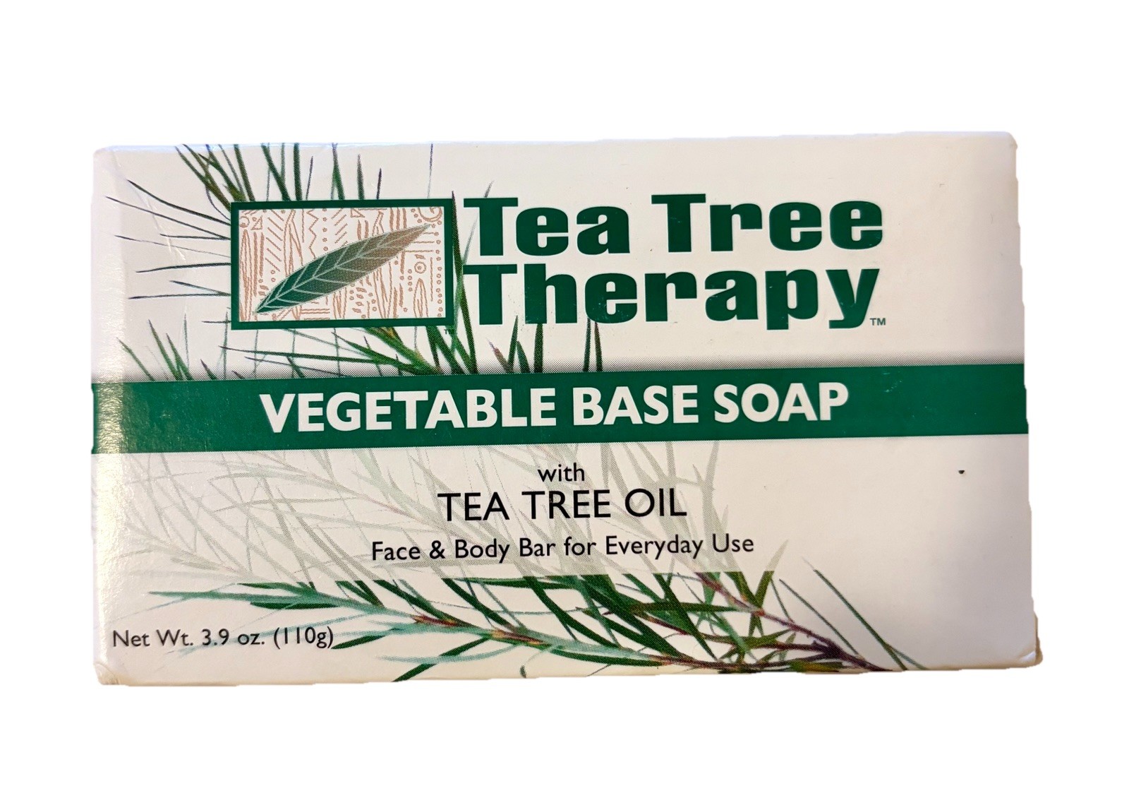 Tea Tree Therapy Vegetable Base Soap With Tea Tree Oil 3.9 Oz